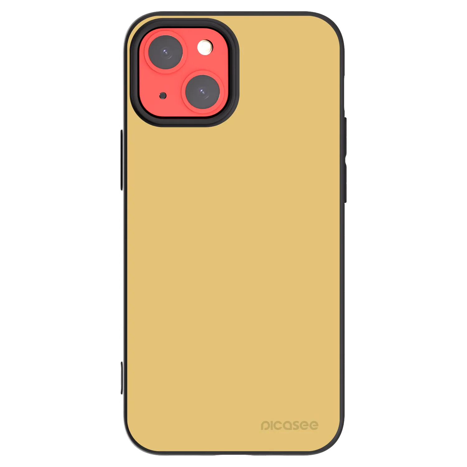 Picasee fekete szilikon tok az alábbi mobiltelefonokra Apple iPhone 13 mini - Canary Crystal