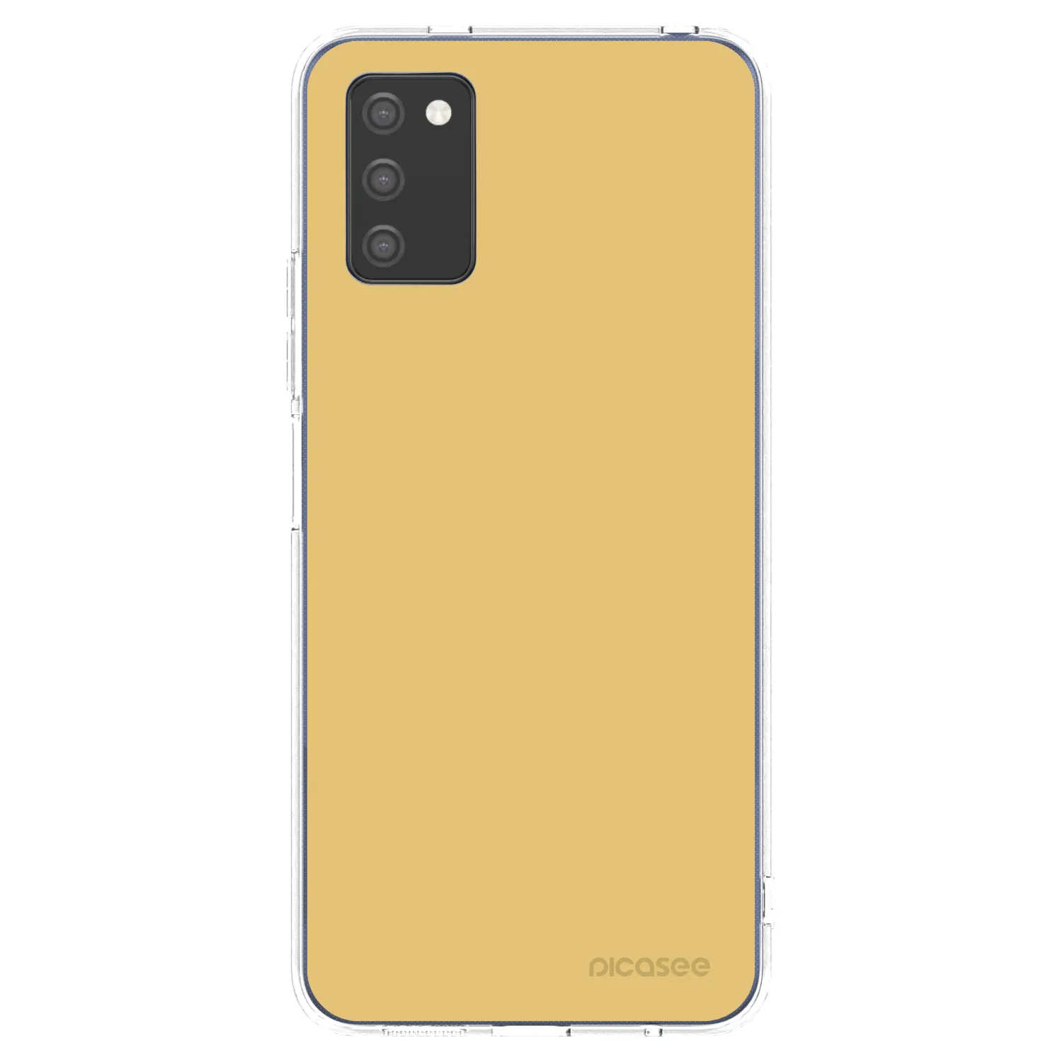 Picasee átlátszó szilikon tok az alábbi mobiltelefonokra Samsung Galaxy A02s A025G - Canary Crystal