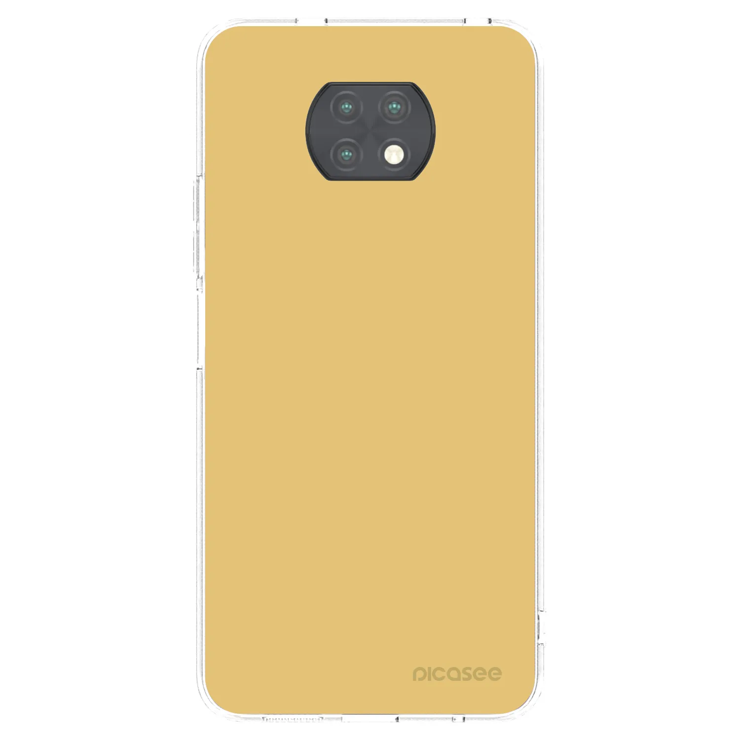 Picasee átlátszó szilikon tok az alábbi mobiltelefonokra Xiaomi Redmi Note 9T - Canary Crystal