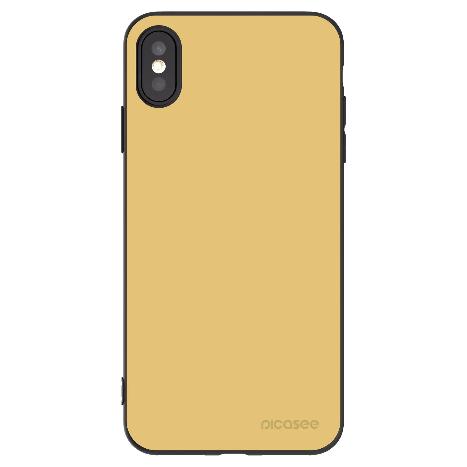 Picasee fekete szilikon tok az alábbi mobiltelefonokra Apple iPhone XS Max - Canary Crystal
