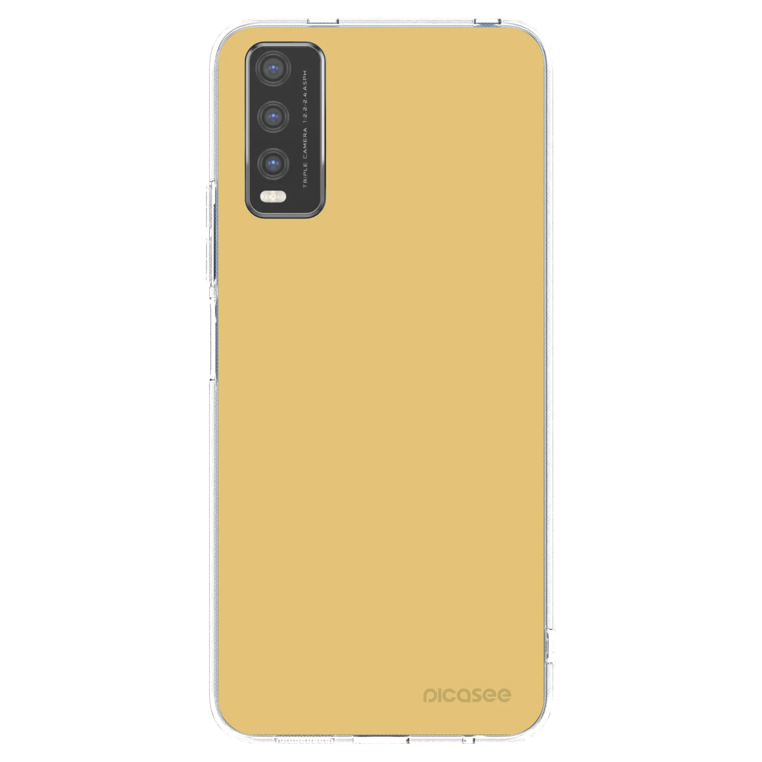 Picasee átlátszó szilikon tok az alábbi mobiltelefonokra Vivo Y20s - Canary Crystal