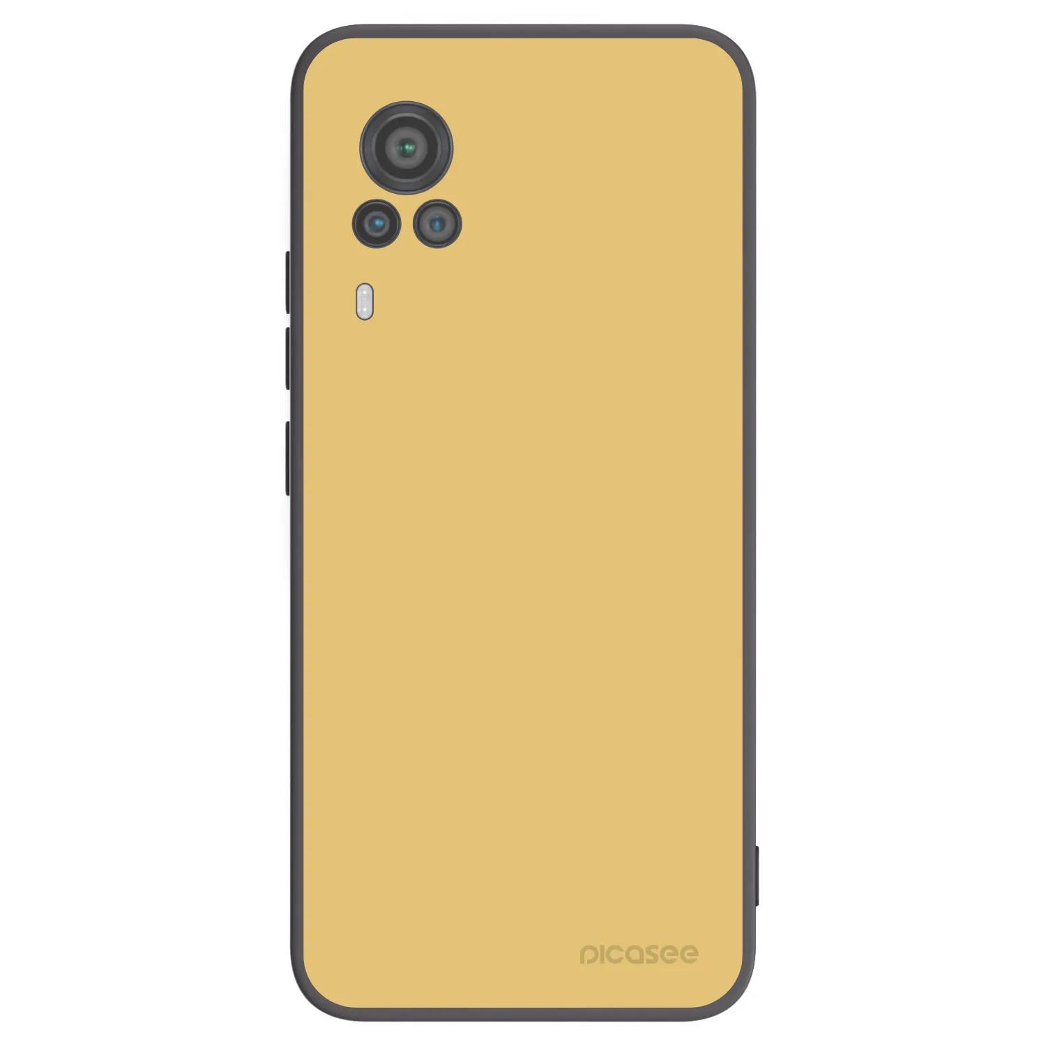 Picasee fekete szilikon tok az alábbi mobiltelefonokra Vivo X60 Pro 5G - Canary Crystal