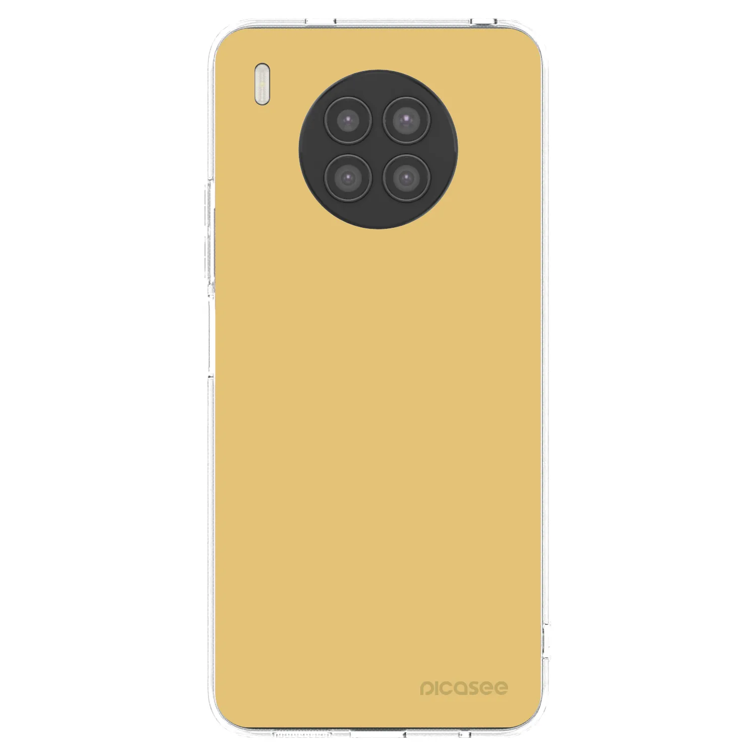 Picasee átlátszó szilikon tok az alábbi mobiltelefonokra Huawei Nova 8i - Canary Crystal