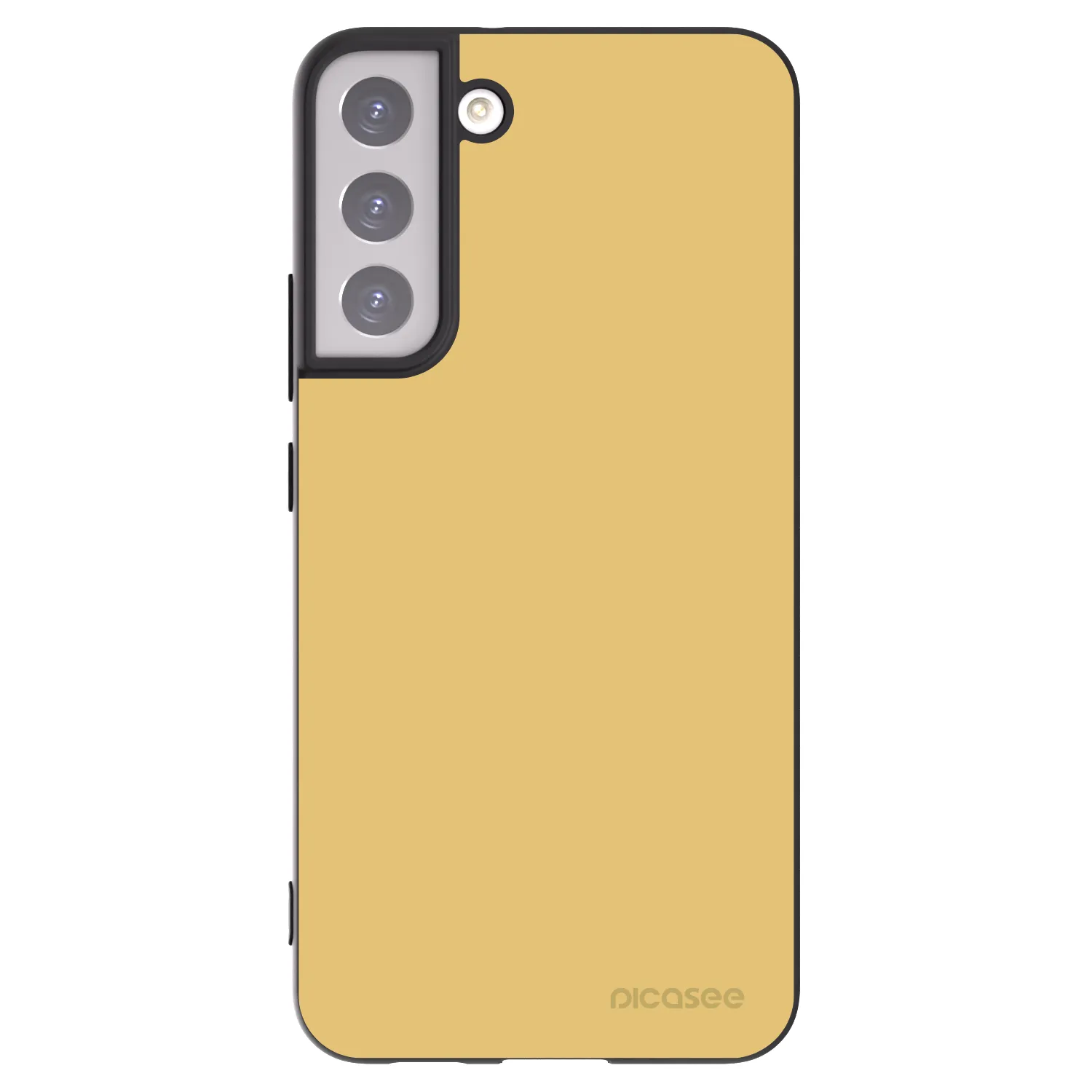 Picasee fekete szilikon tok az alábbi mobiltelefonokra Samsung Galaxy S22+ 5G - Canary Crystal