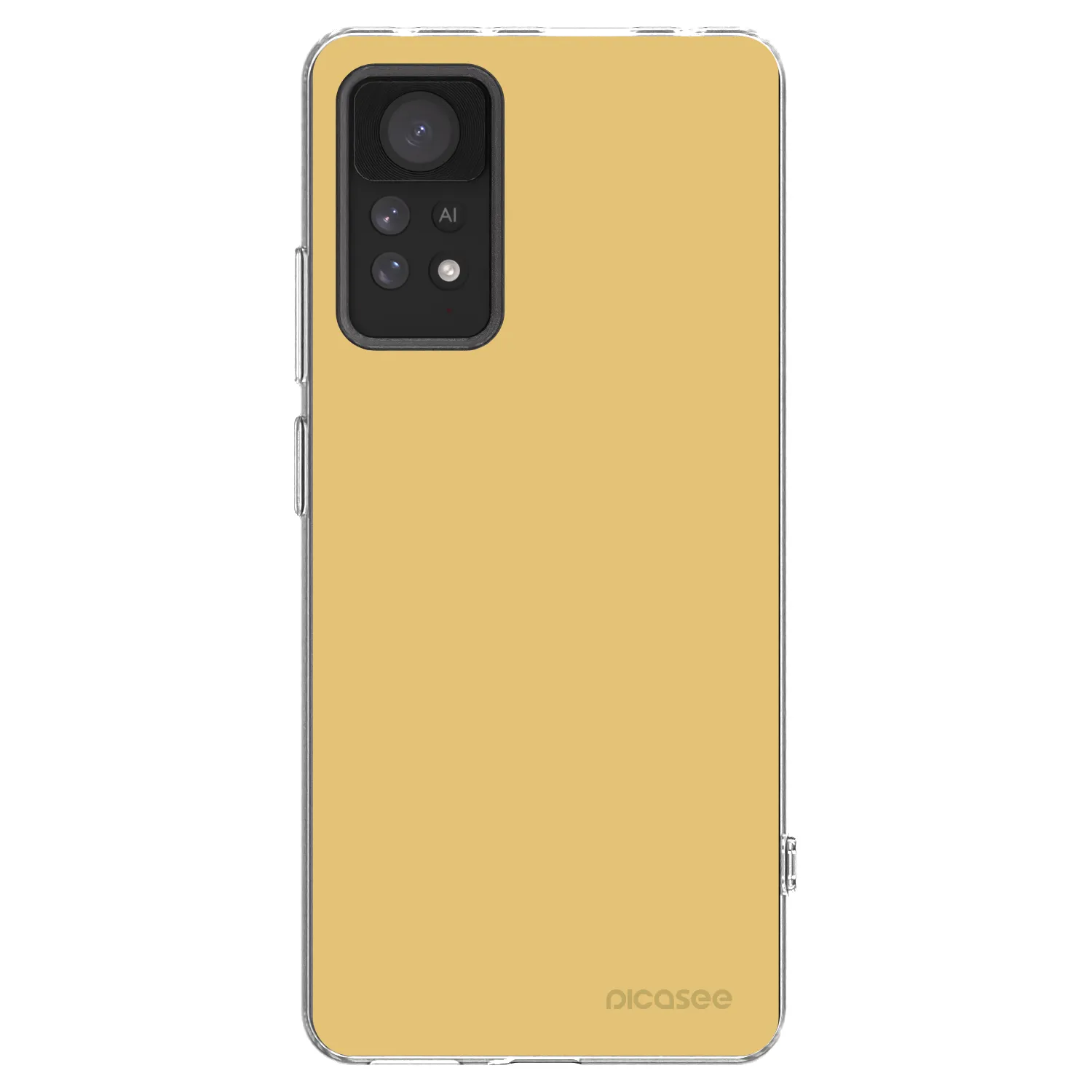 Picasee átlátszó szilikon tok az alábbi mobiltelefonokra Xiaomi Redmi Note 11 Pro - Canary Crystal
