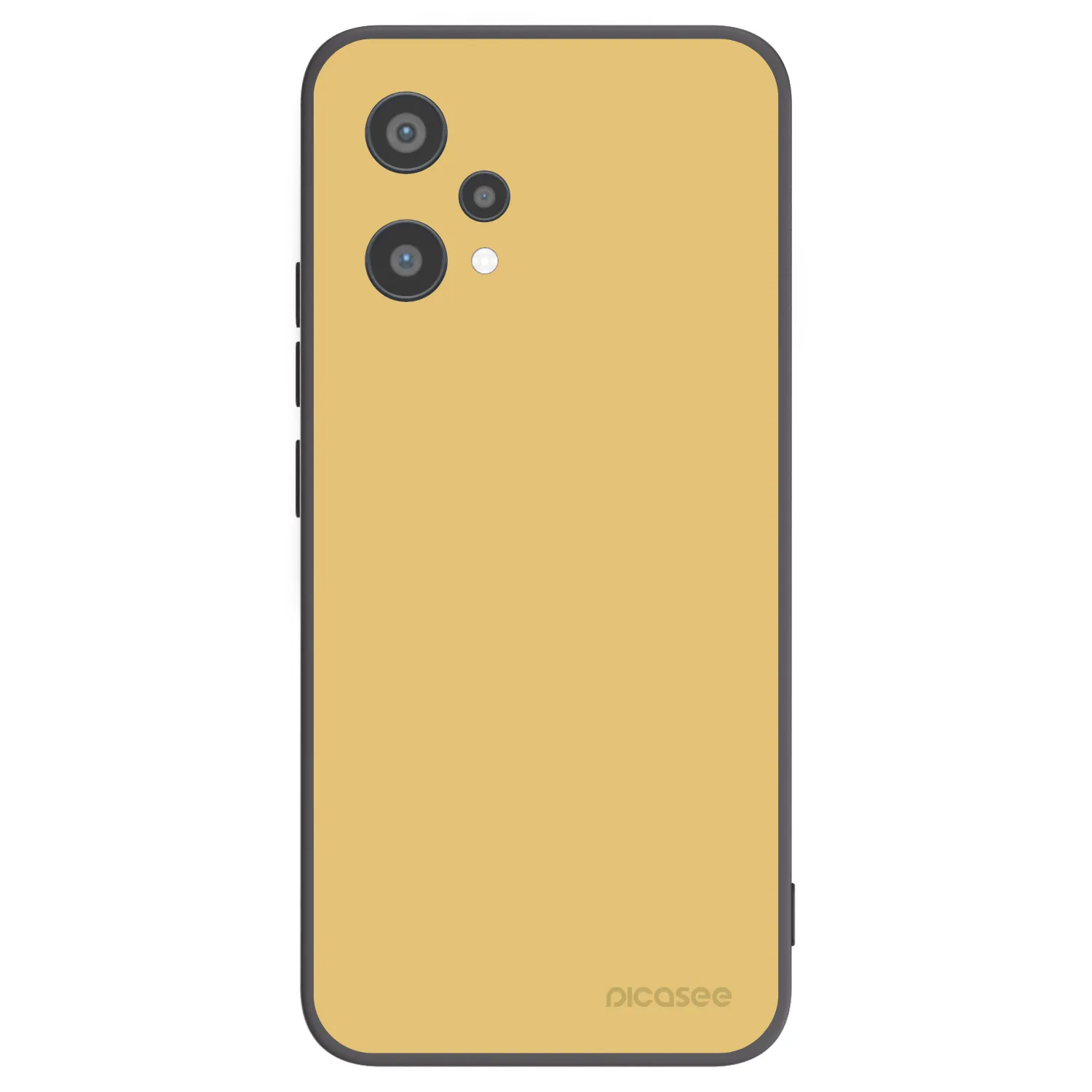 Picasee fekete szilikon tok az alábbi mobiltelefonokra Realme 9 Pro 5G - Canary Crystal