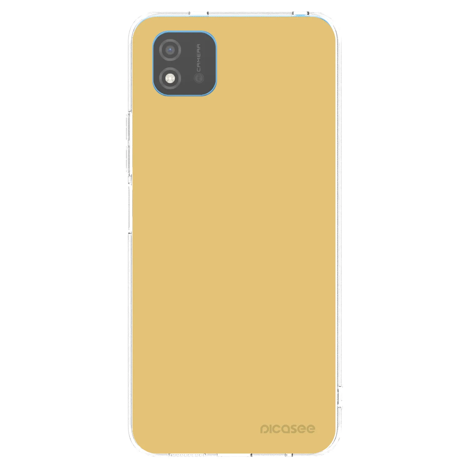 Picasee átlátszó szilikon tok az alábbi mobiltelefonokra Realme C11 (2021) - Canary Crystal