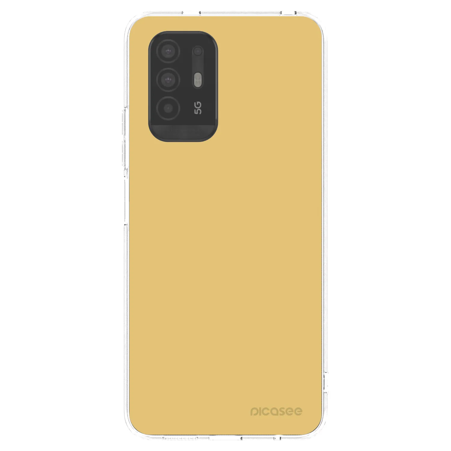 Picasee átlátszó szilikon tok az alábbi mobiltelefonokra OPPO A94 5G - Canary Crystal