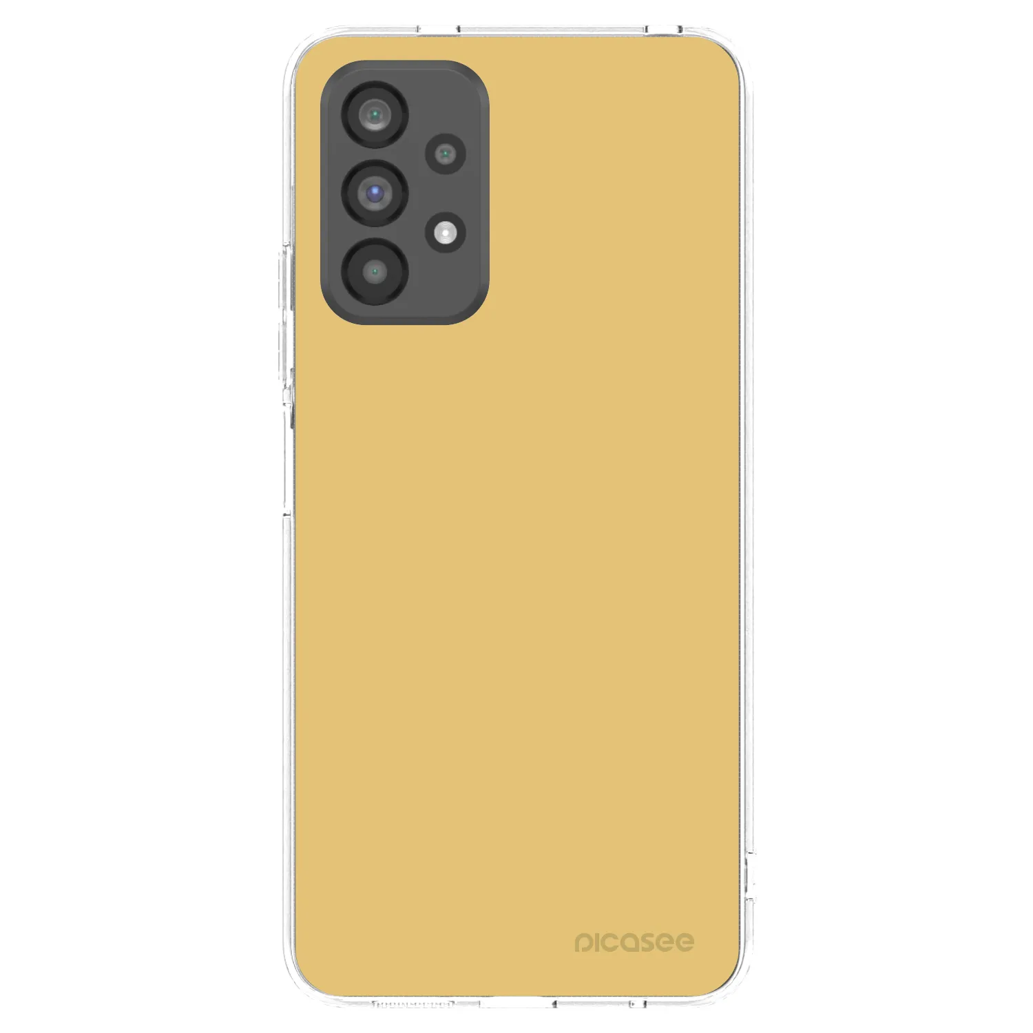 Picasee átlátszó szilikon tok az alábbi mobiltelefonokra Samsung Galaxy A73 5G - Canary Crystal
