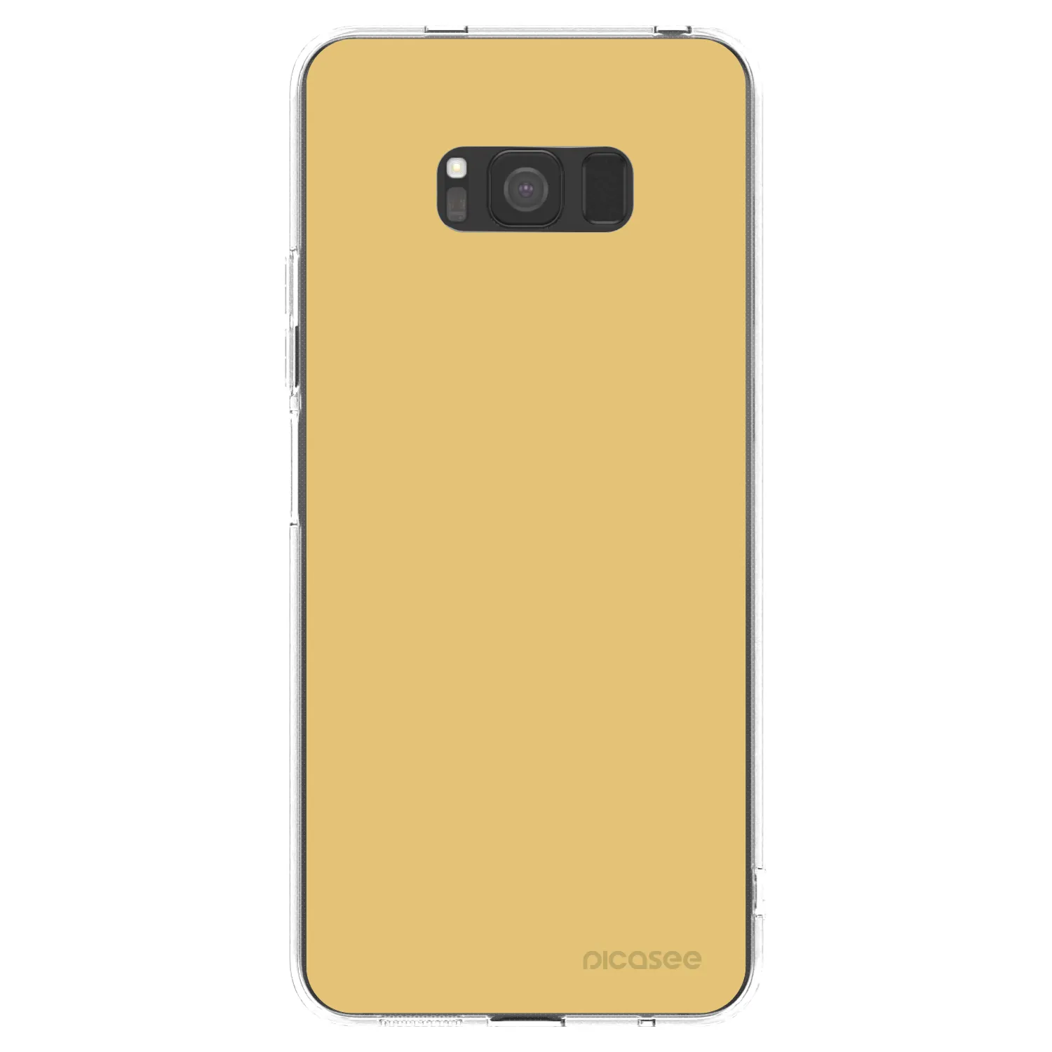 Picasee átlátszó szilikon tok az alábbi mobiltelefonokra Samsung Galaxy S8 G950F - Canary Crystal
