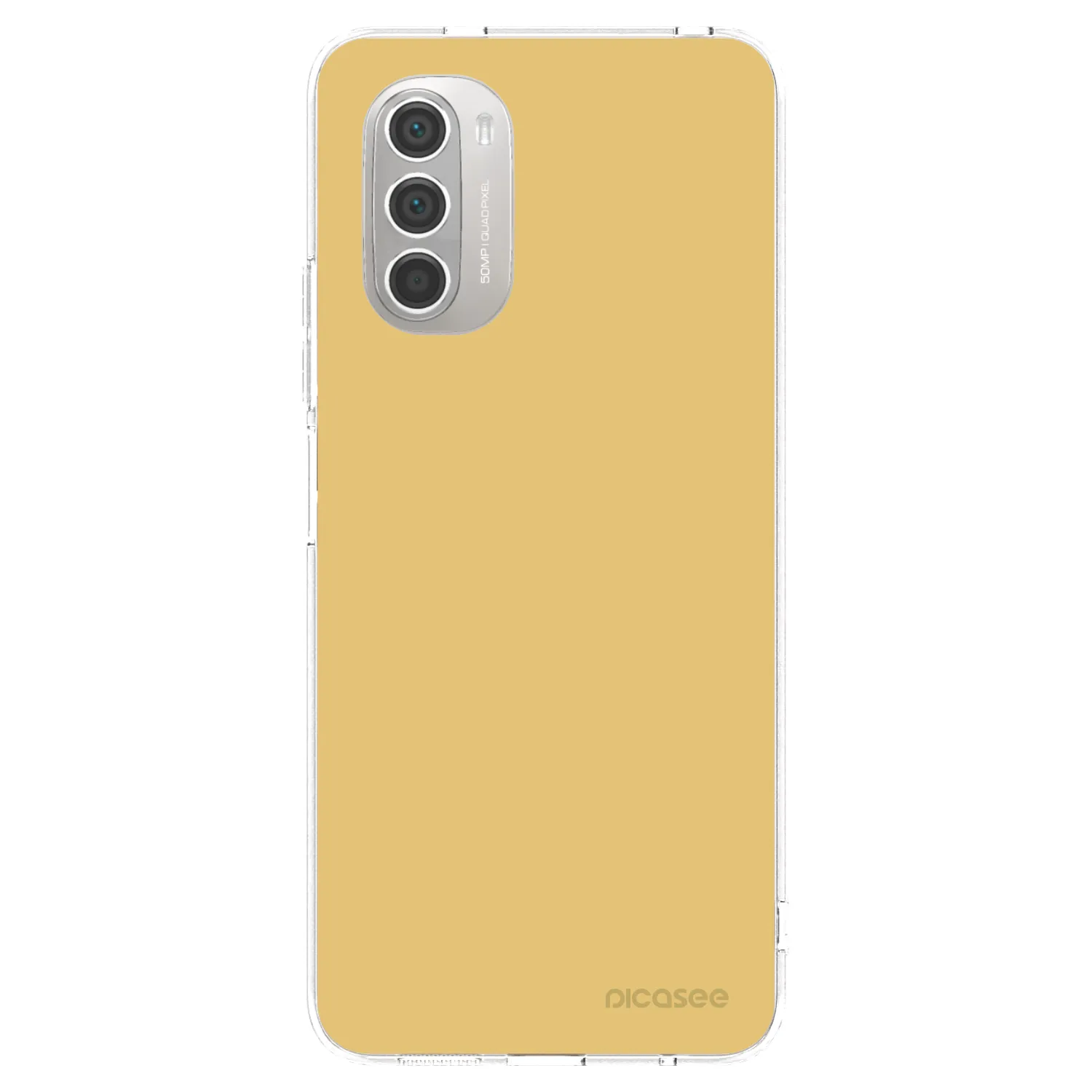 Picasee átlátszó szilikon tok az alábbi mobiltelefonokra Motorola Moto G51 - Canary Crystal