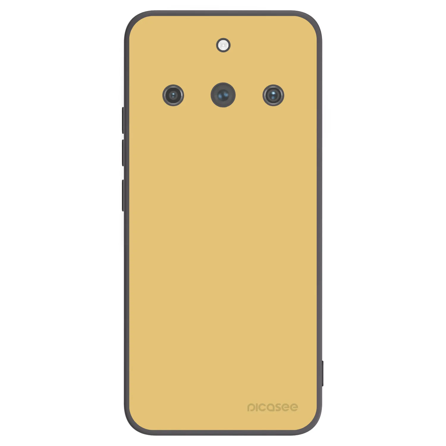 Picasee fekete szilikon tok az alábbi mobiltelefonokra Realme 11 Pro+ - Canary Crystal