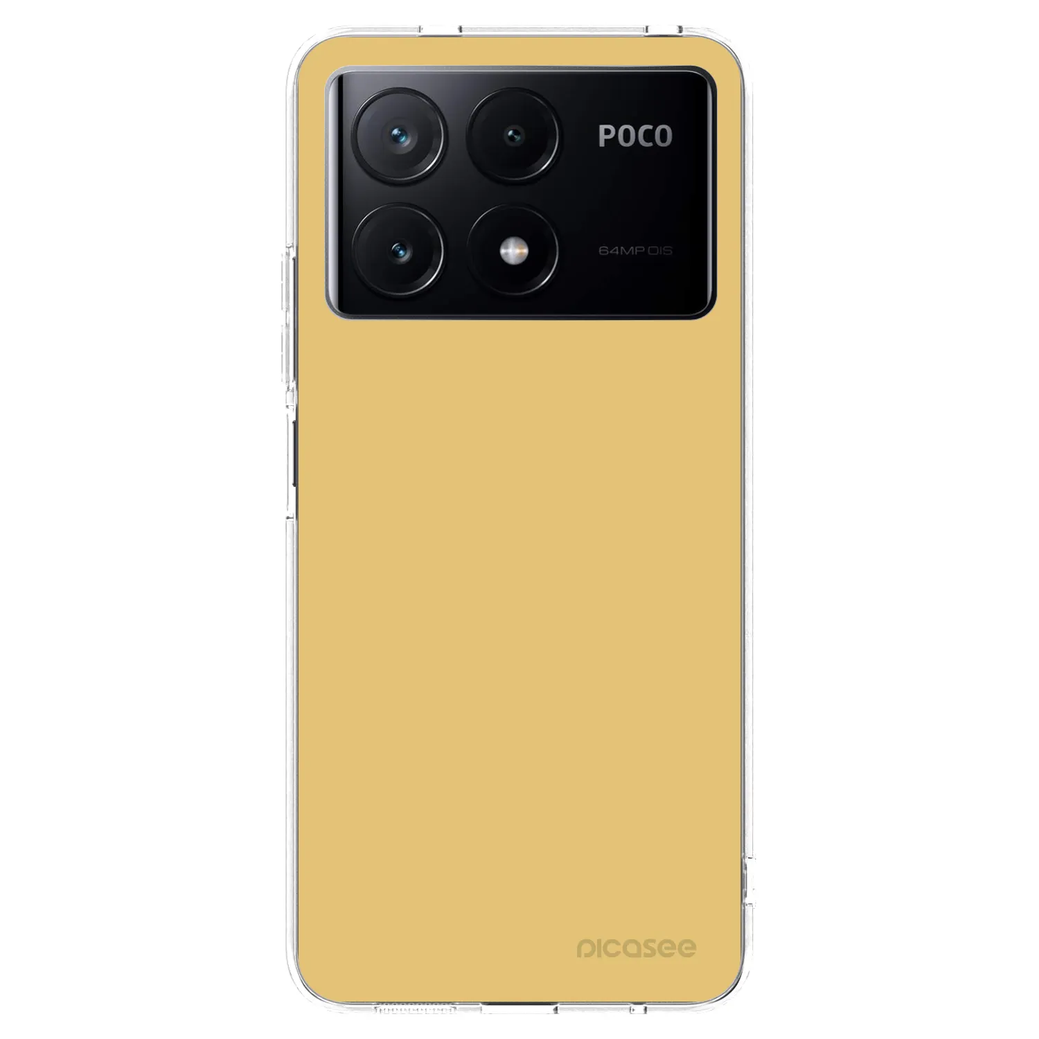 Picasee átlátszó szilikon tok az alábbi mobiltelefonokra Xiaomi Poco X6 Pro - Canary Crystal