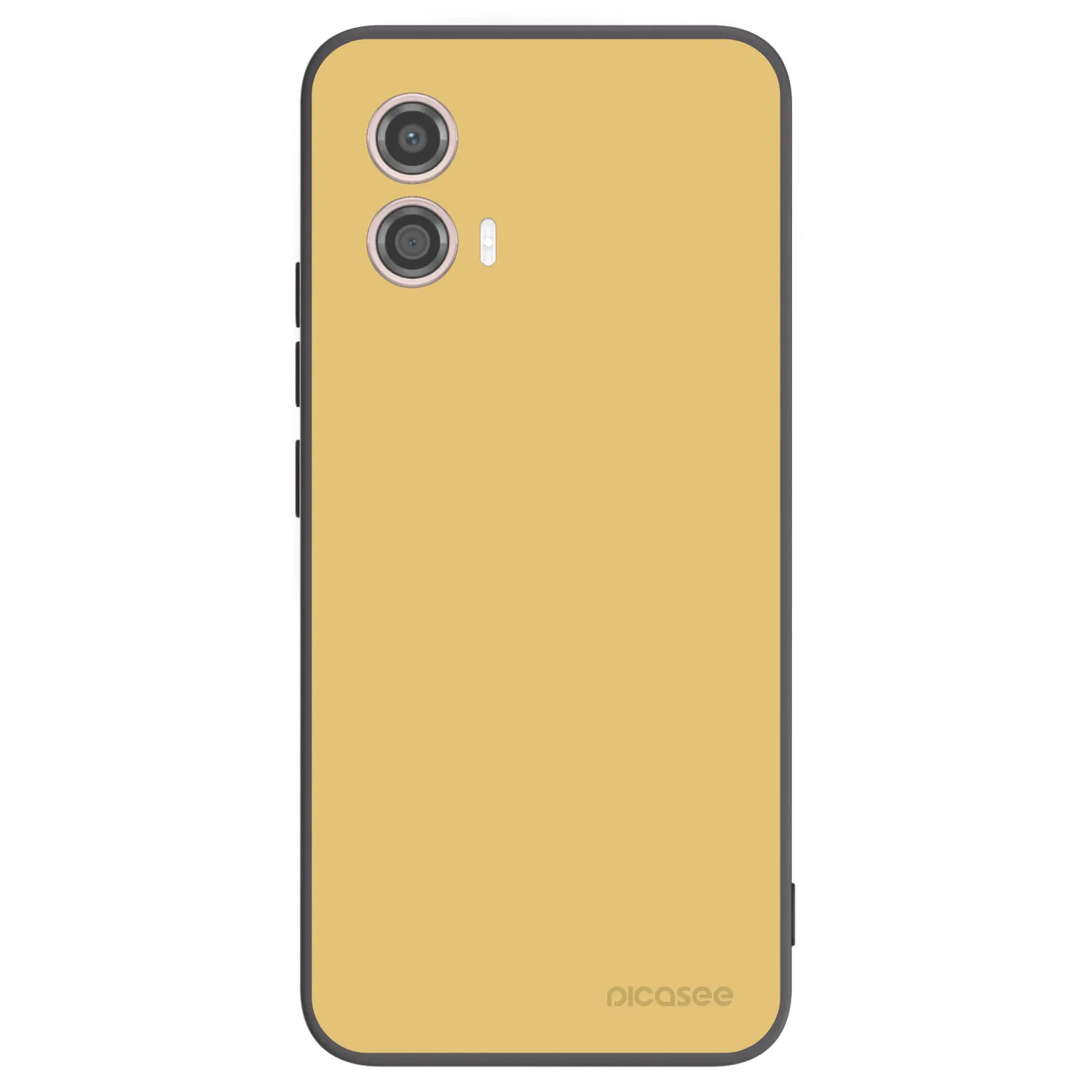 Picasee fekete szilikon tok az alábbi mobiltelefonokra Motorola Moto G53 5G - Canary Crystal