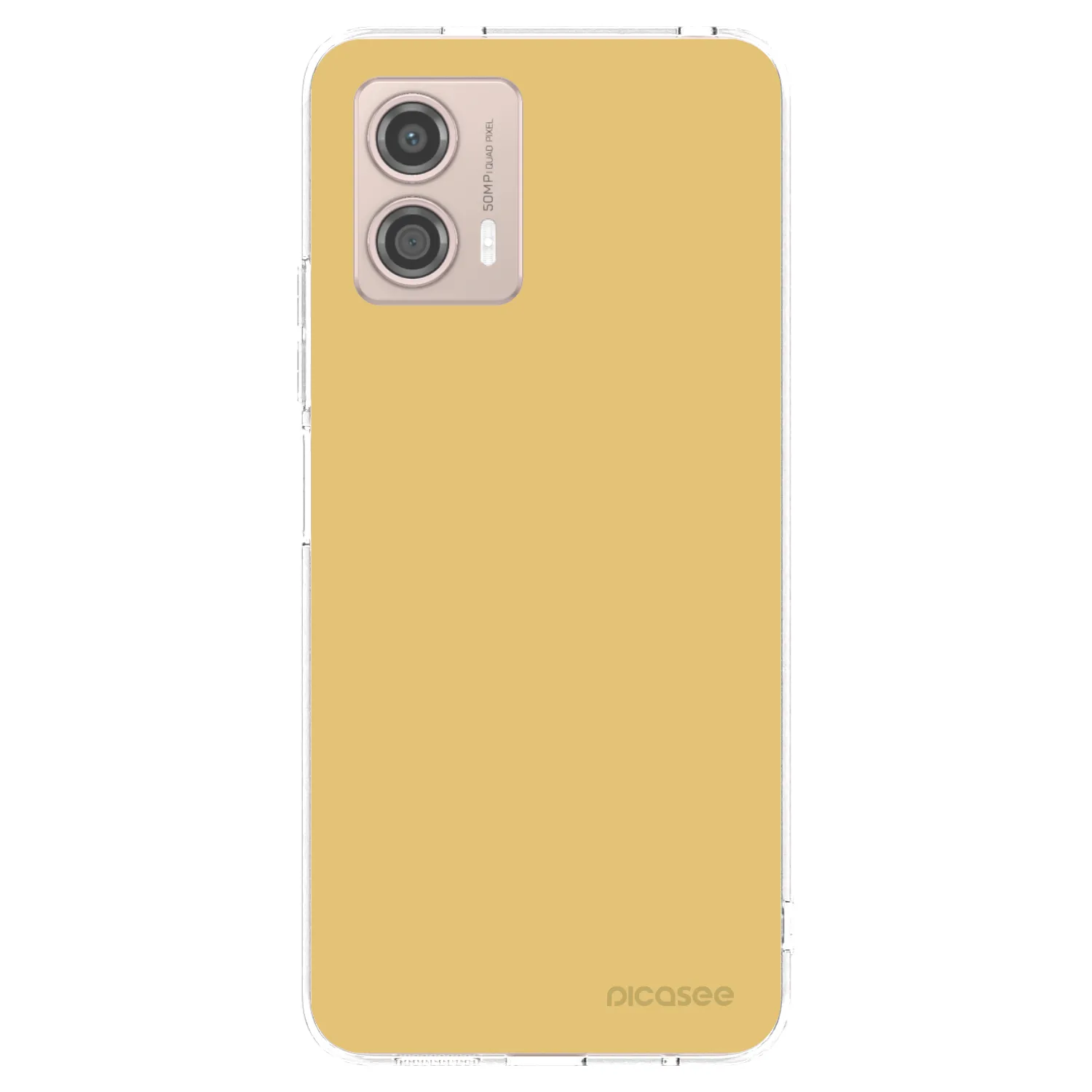 Picasee átlátszó szilikon tok az alábbi mobiltelefonokra Motorola Moto G53 5G - Canary Crystal
