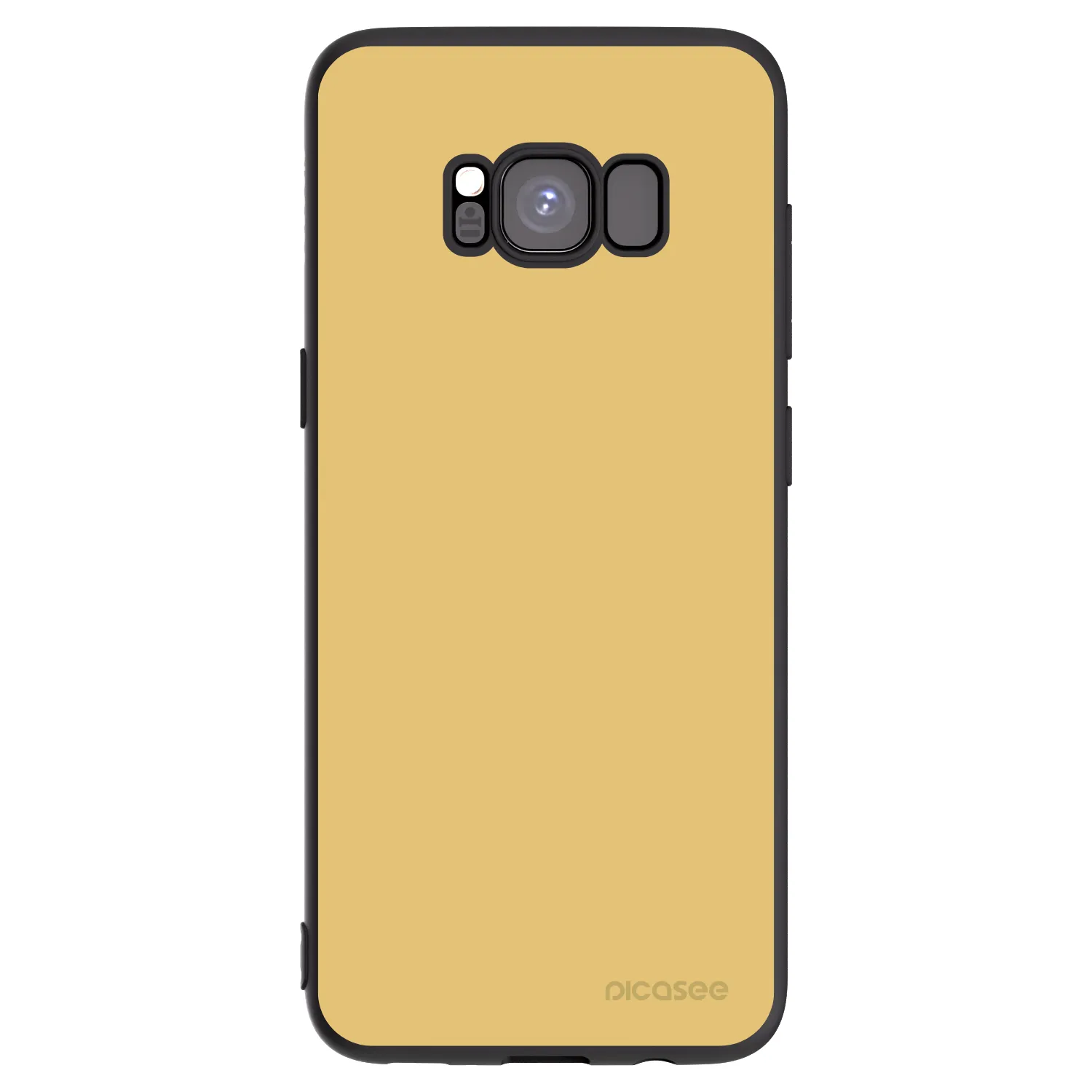 Picasee fekete szilikon tok az alábbi mobiltelefonokra Samsung Galaxy S8 G950F - Canary Crystal