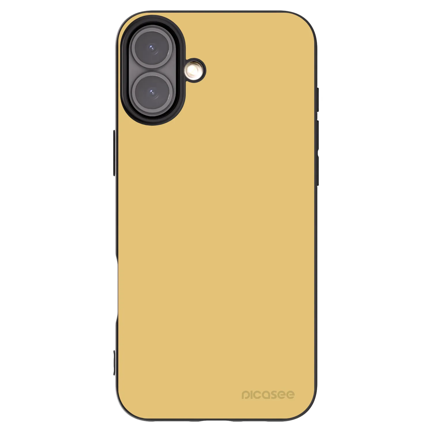 Picasee fekete szilikon tok az alábbi mobiltelefonokra Apple iPhone 16 Plus - Canary Crystal