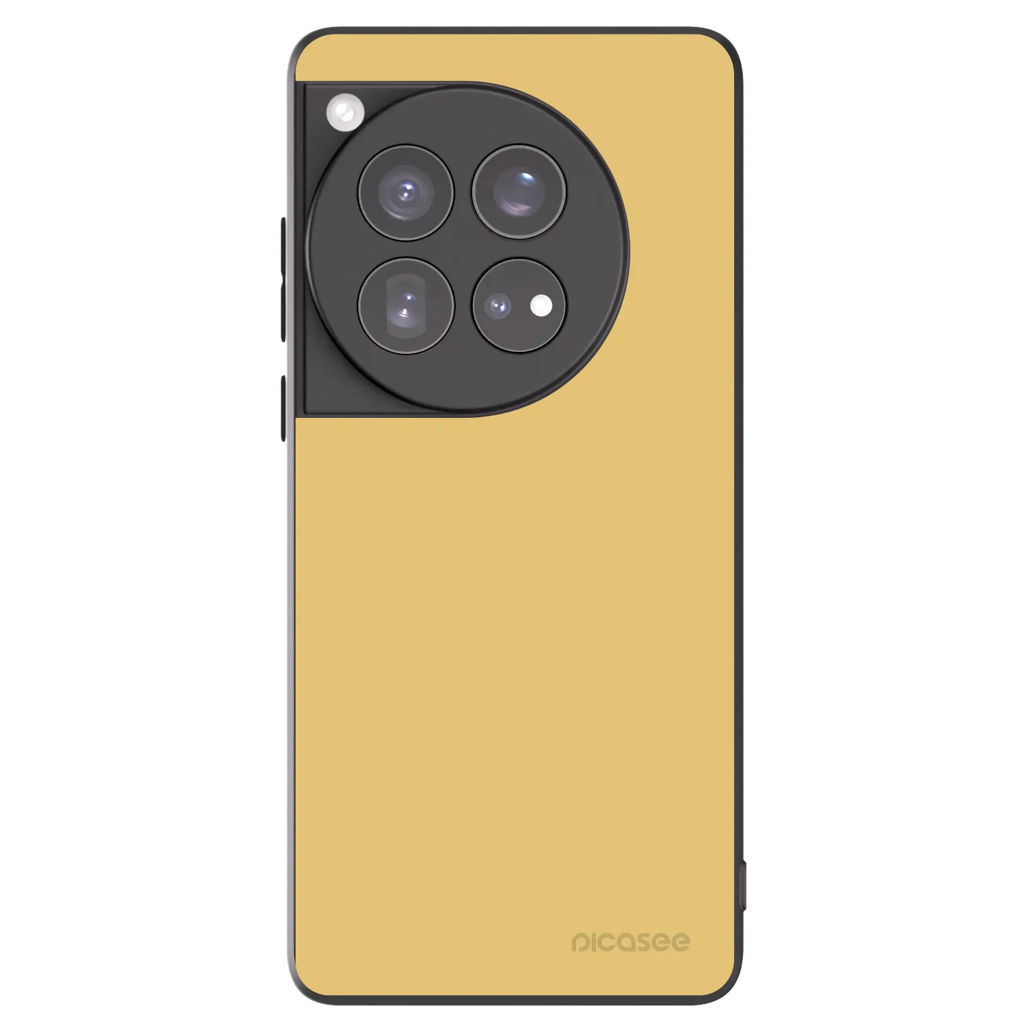 Picasee fekete szilikon tok az alábbi mobiltelefonokra OnePlus 12 5G - Canary Crystal