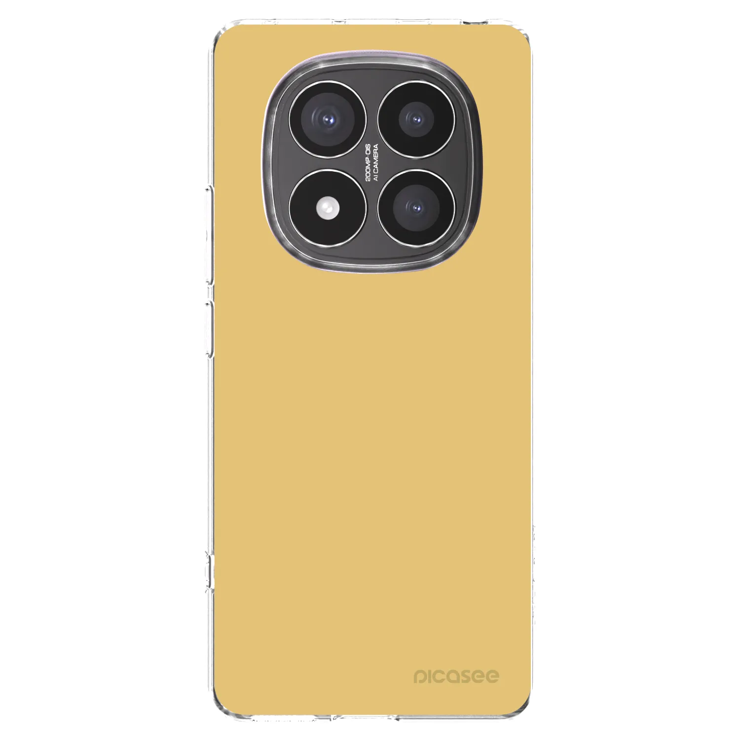 Picasee átlátszó szilikon tok az alábbi mobiltelefonokra Xiaomi Redmi Note 14 Pro+ 5G - Canary Crystal