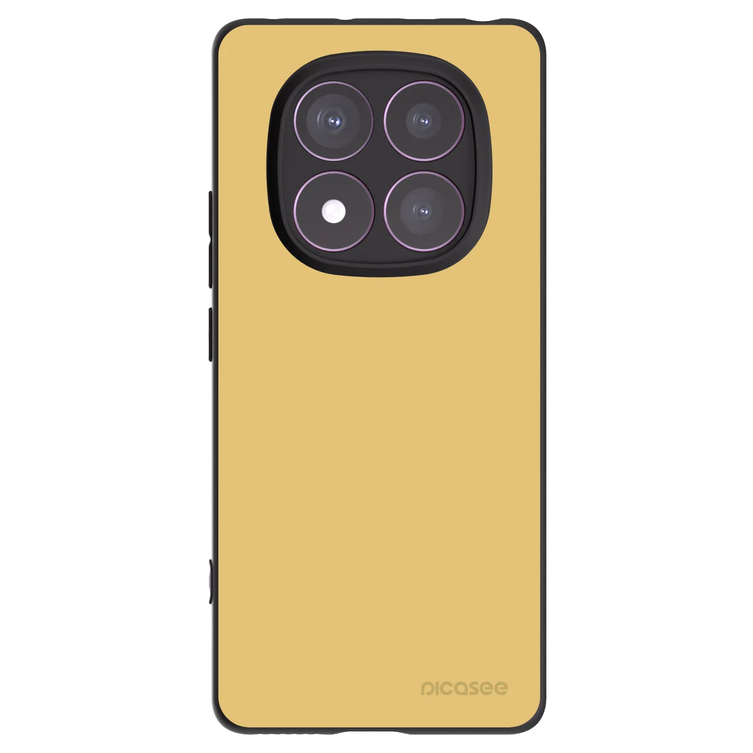 Picasee fekete szilikon tok az alábbi mobiltelefonokra Xiaomi Redmi Note 14 Pro 4G - Canary Crystal