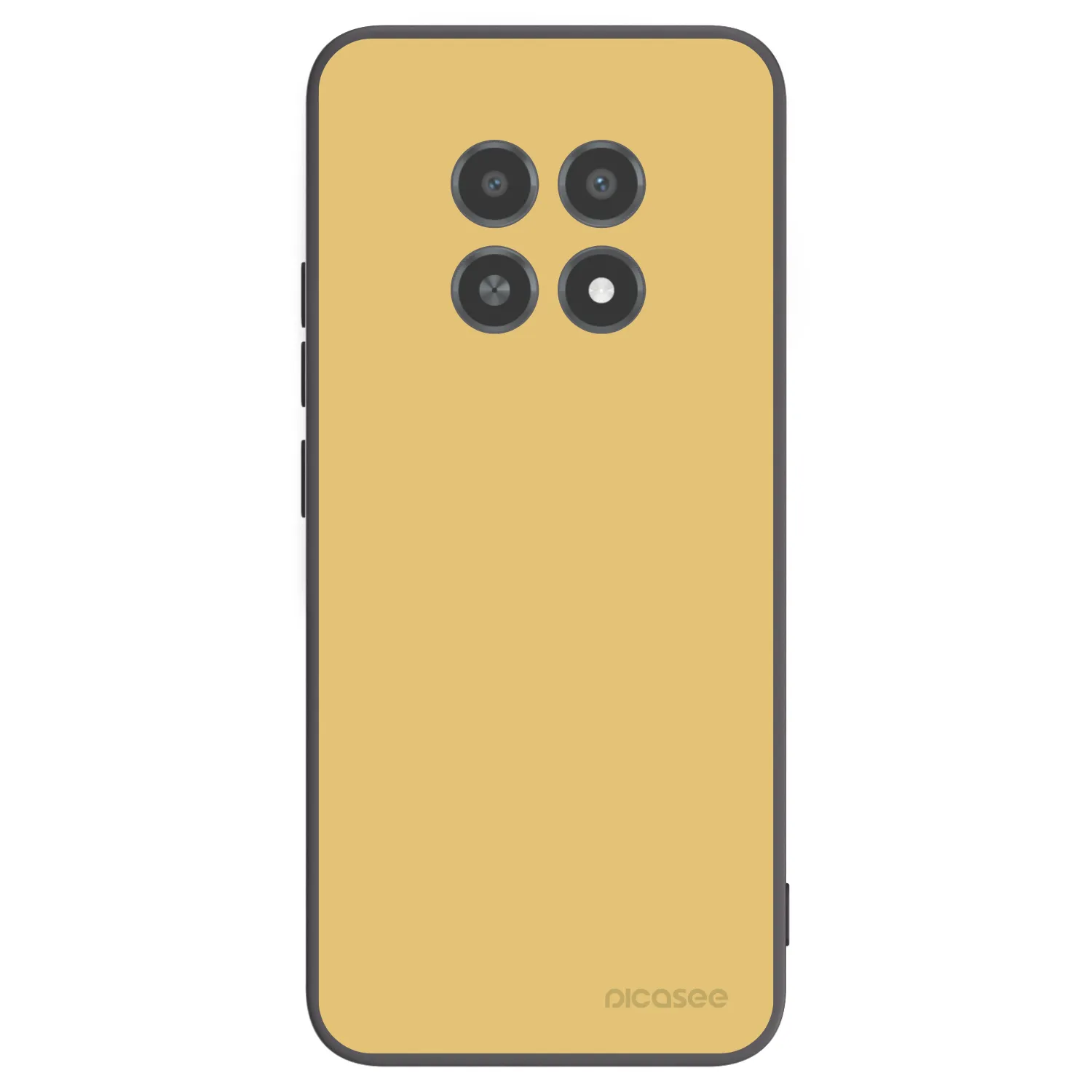 Picasee fekete szilikon tok az alábbi mobiltelefonokra Realme 12X - Canary Crystal