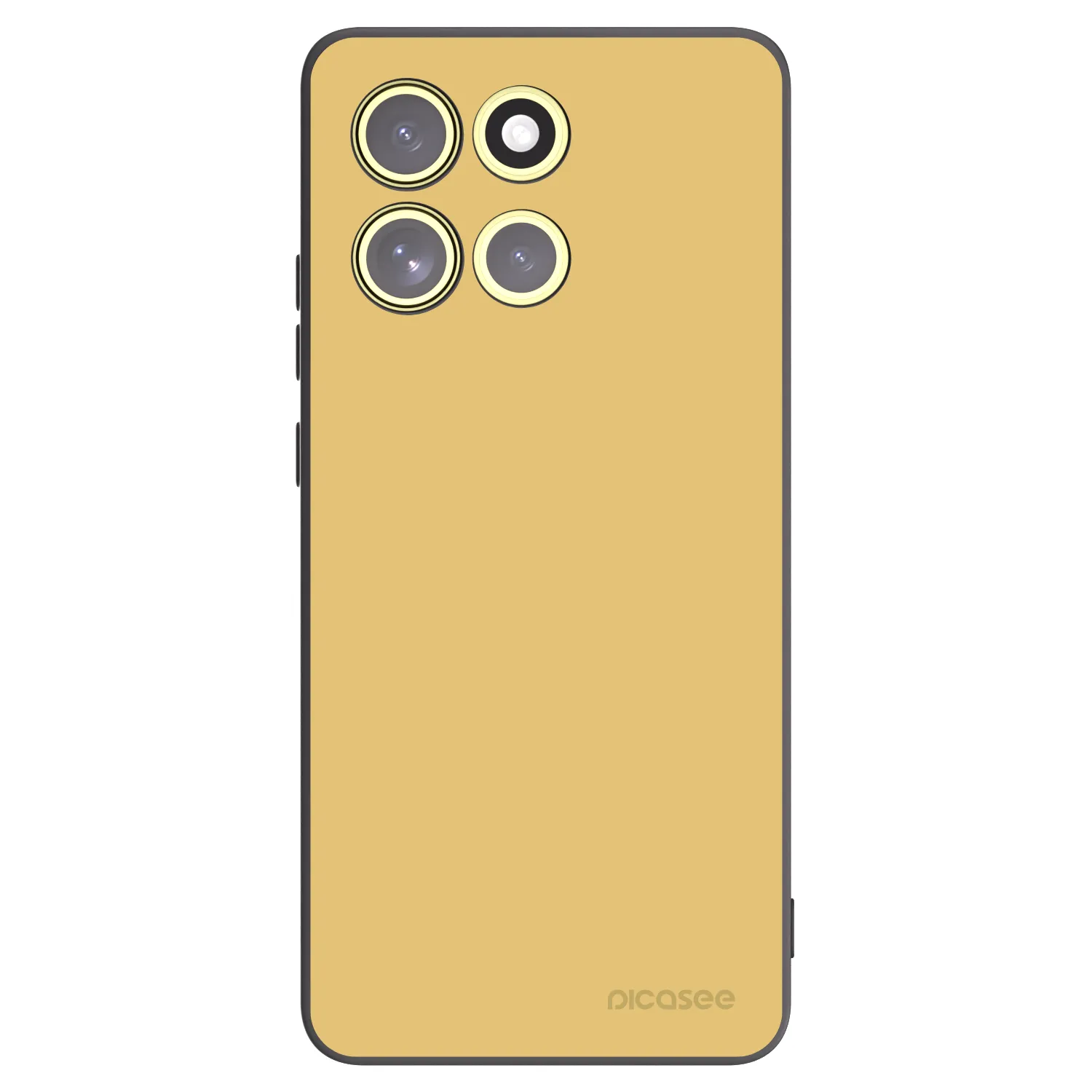 Picasee fekete szilikon tok az alábbi mobiltelefonokra Motorola Moto G86 5G - Canary Crystal