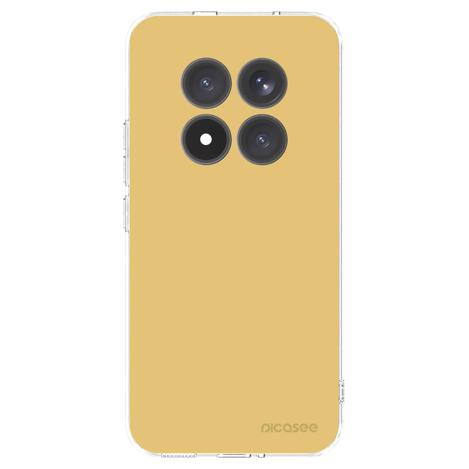 Picasee átlátszó szilikon tok az alábbi mobiltelefonokra Xiaomi Redmi Note 15 Pro+ - Canary Crystal