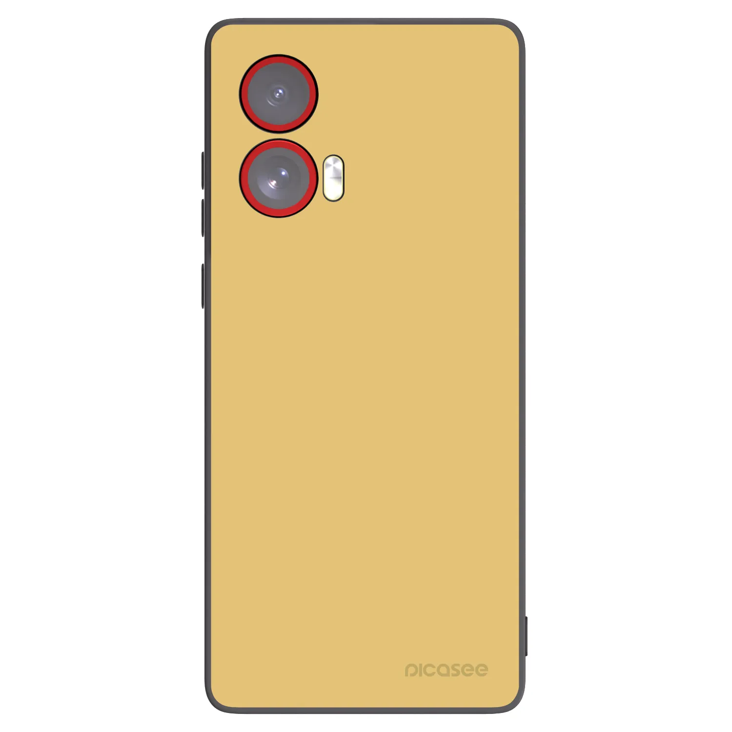 Picasee fekete szilikon tok az alábbi mobiltelefonokra Motorola Edge 50 Fusion - Canary Crystal