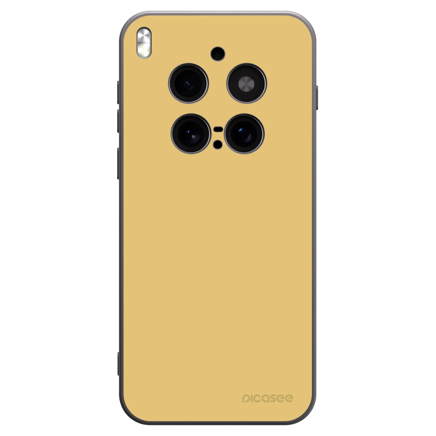 Picasee fekete szilikon tok az alábbi mobiltelefonokra Vivo X300 Pro - Canary Crystal