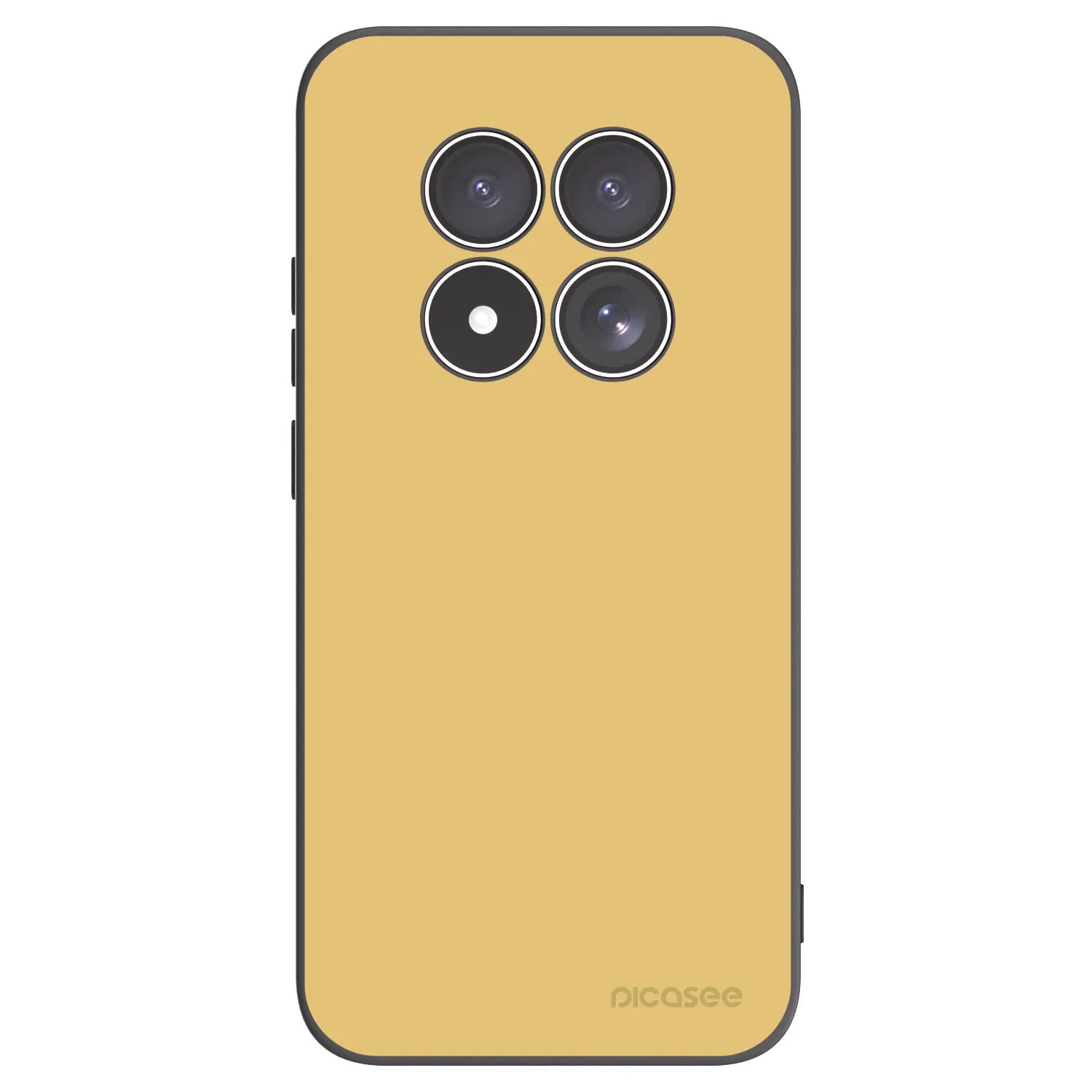 Picasee fekete szilikon tok az alábbi mobiltelefonokra Xiaomi Redmi Note 15 Pro 5G - Canary Crystal