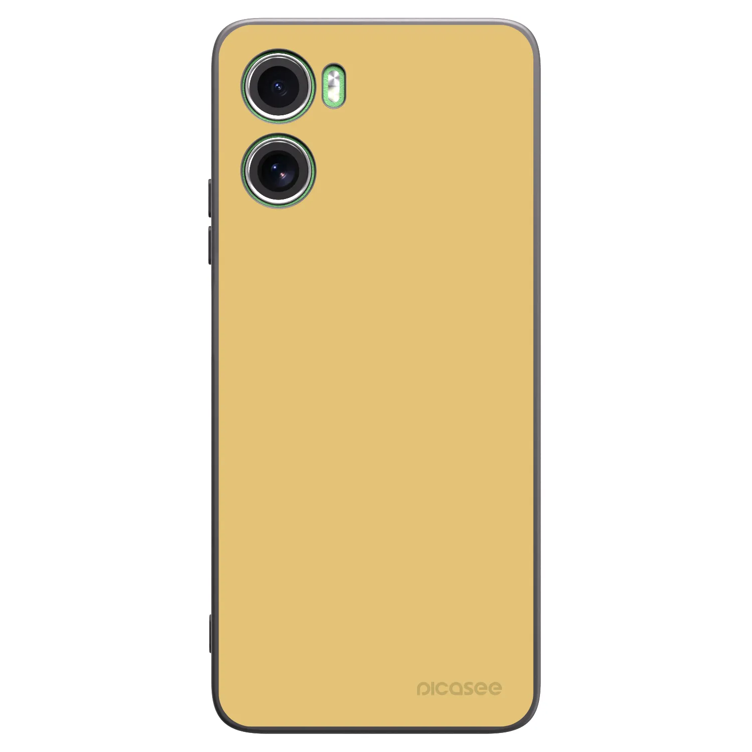 Picasee fekete szilikon tok az alábbi mobiltelefonokra Motorola Moto G06 - Canary Crystal