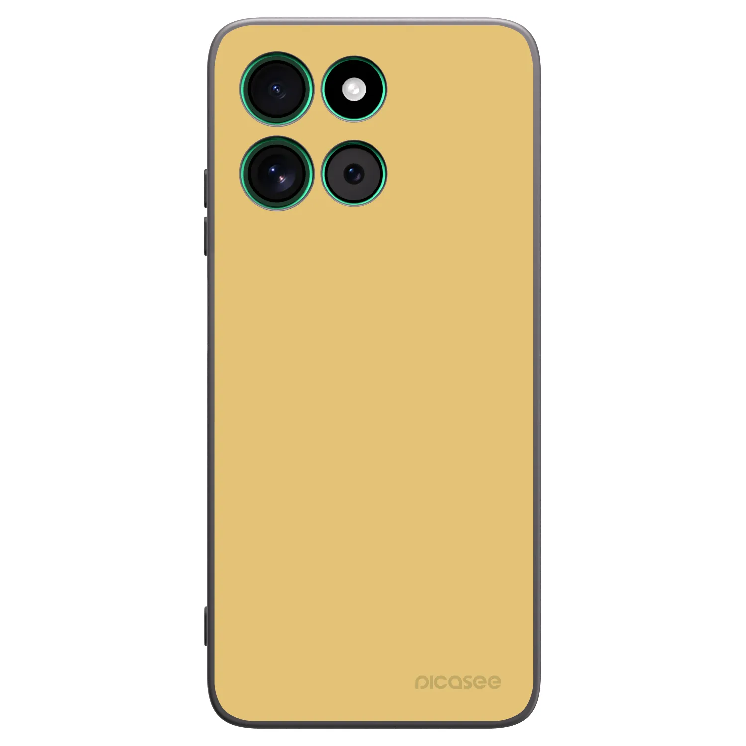 Picasee fekete szilikon tok az alábbi mobiltelefonokra Motorola Moto G57 Power - Canary Crystal