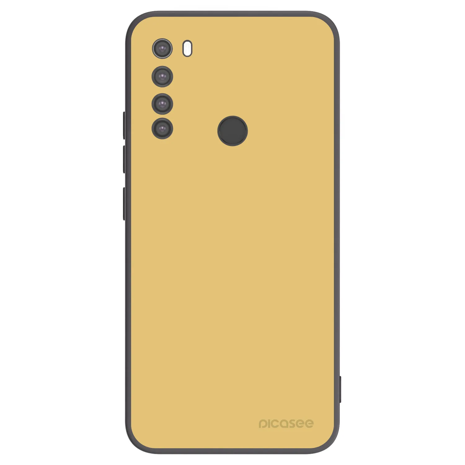 Picasee fekete szilikon tok az alábbi mobiltelefonokra Xiaomi Redmi Note 8 - Canary Crystal