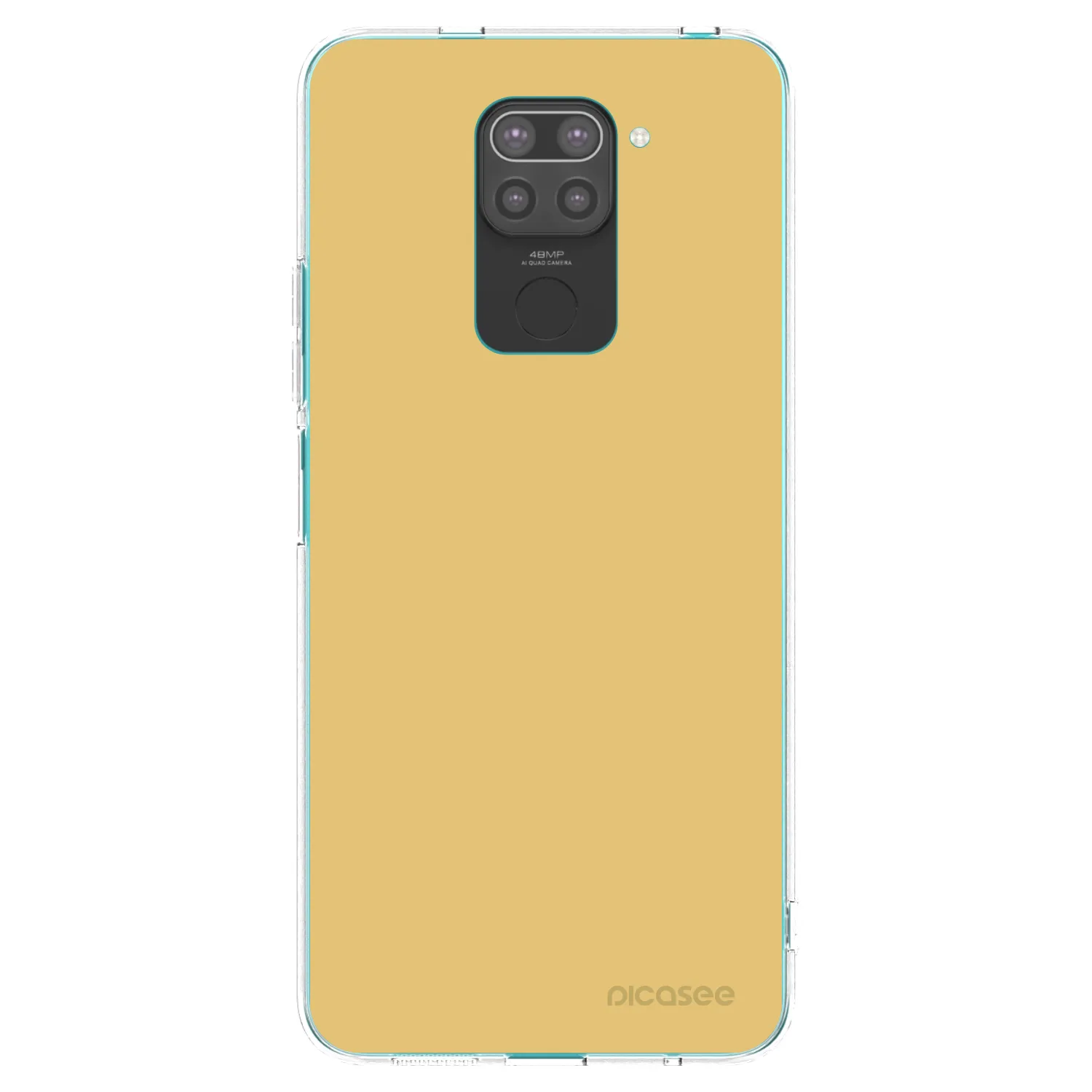 Picasee fekete szilikon tok az alábbi mobiltelefonokra Xiaomi Redmi Note 9 - Canary Crystal