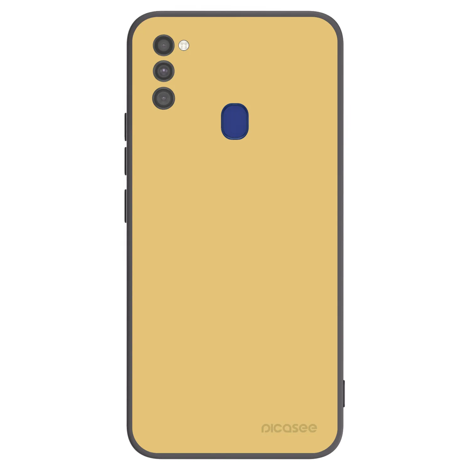 Picasee fekete szilikon tok az alábbi mobiltelefonokra Samsung Galaxy M21 M215F - Canary Crystal