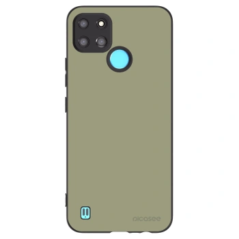 Picasee fekete szilikon tok az alábbi mobiltelefonokra Realme C21Y - Dewy Dawn