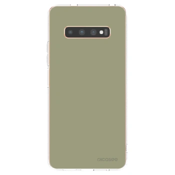 Picasee átlátszó szilikon tok az alábbi mobiltelefonokra Samsung Galaxy S10 Plus G975 - Dewy Dawn