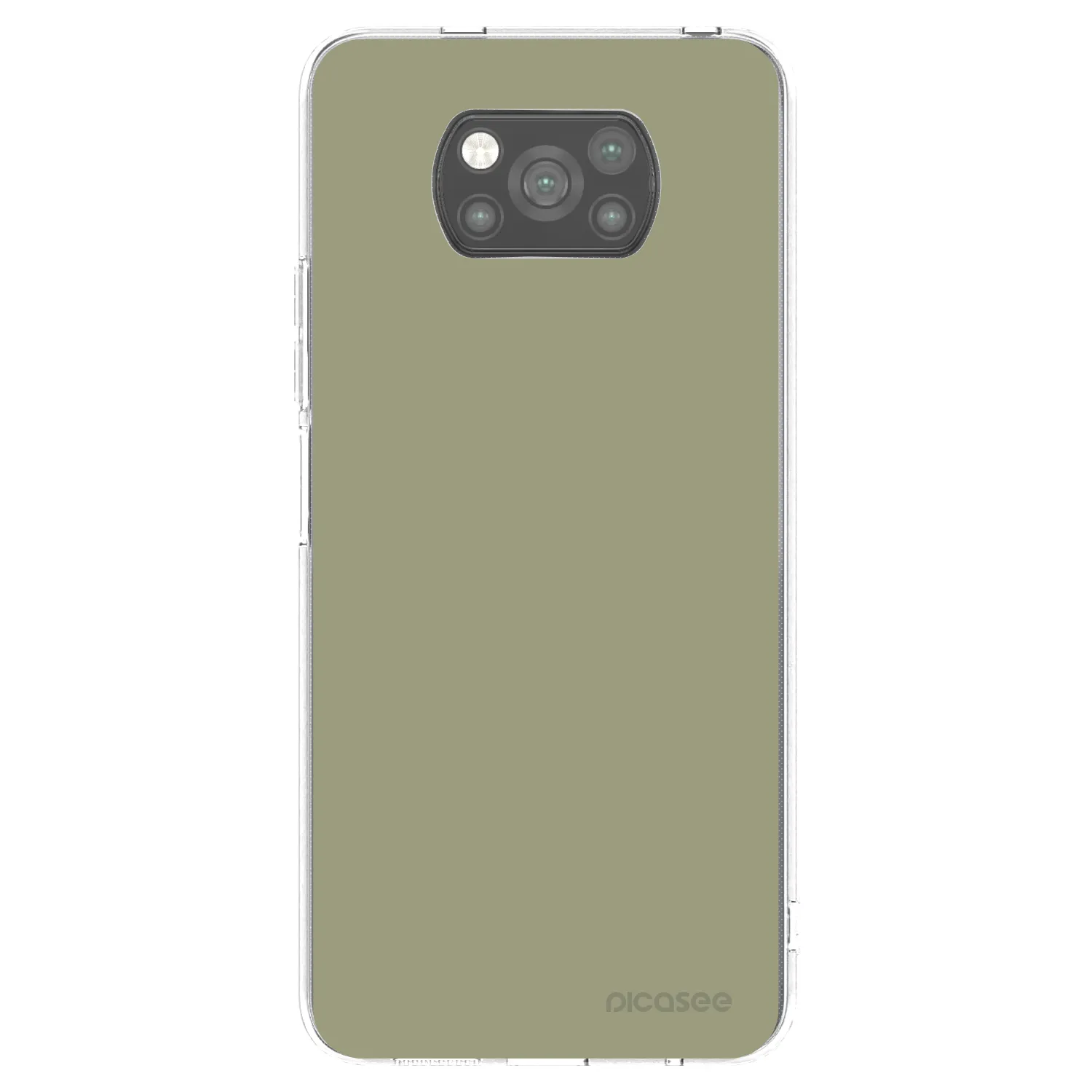 Picasee fekete szilikon tok az alábbi mobiltelefonokra Xiaomi Poco X3 - Dewy Dawn