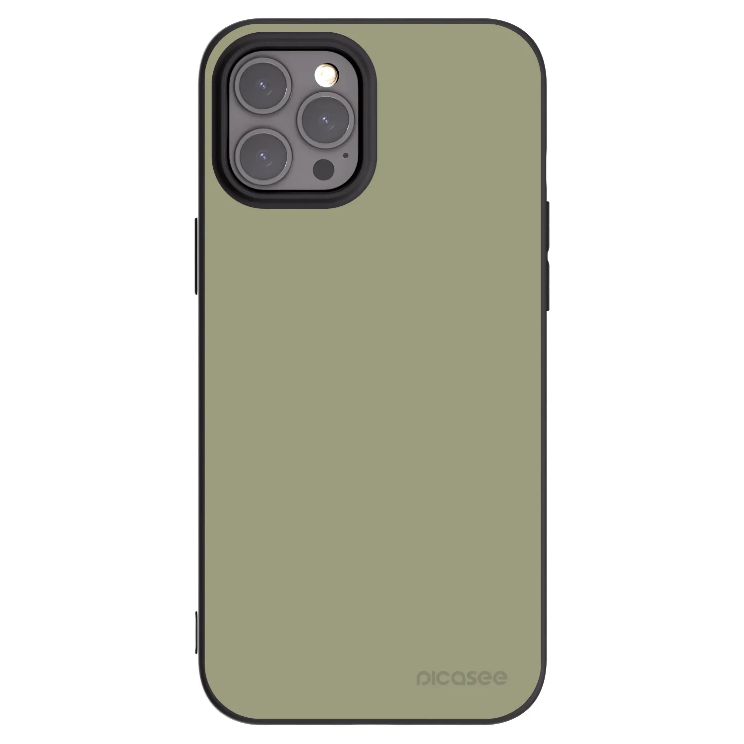 Picasee fekete szilikon tok az alábbi mobiltelefonokra Apple iPhone 12 Pro Max - Dewy Dawn