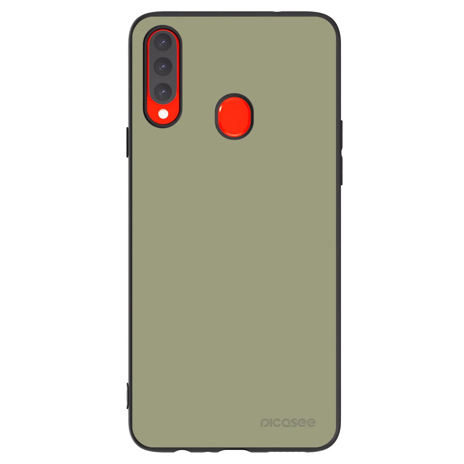 Picasee fekete szilikon tok az alábbi mobiltelefonokra Samsung Galaxy A20s - Dewy Dawn