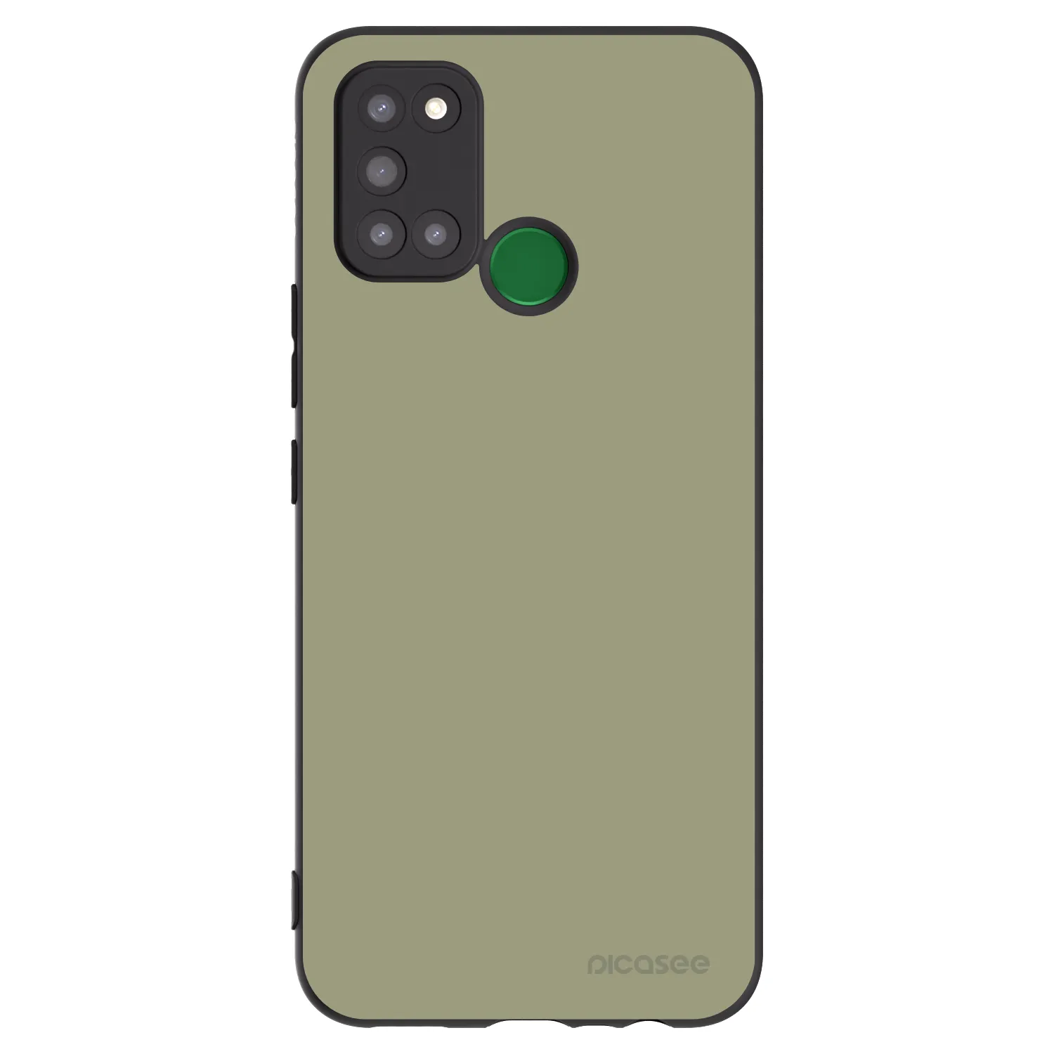 Picasee fekete szilikon tok az alábbi mobiltelefonokra Realme 7i - Dewy Dawn