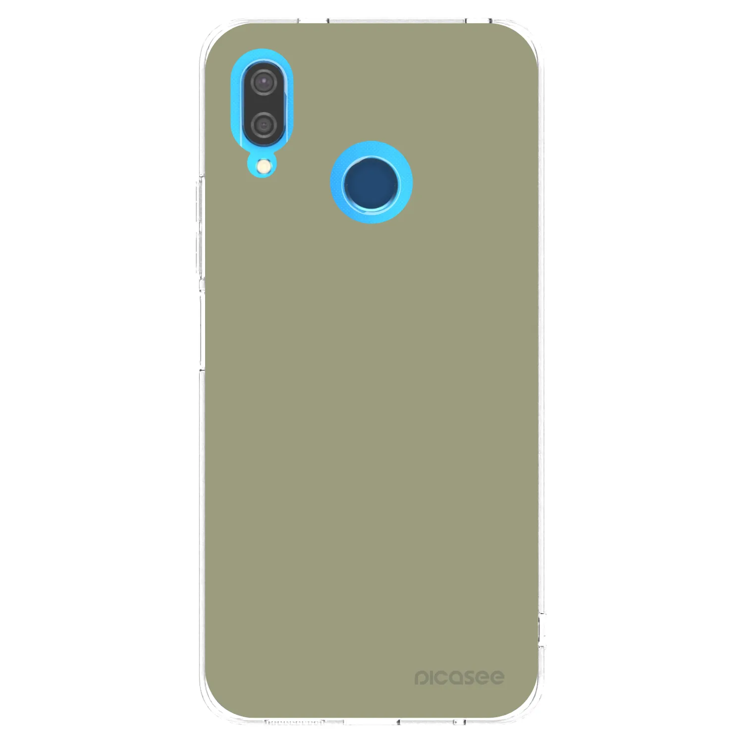 Picasee átlátszó szilikon tok az alábbi mobiltelefonokra Huawei P20 Lite - Dewy Dawn