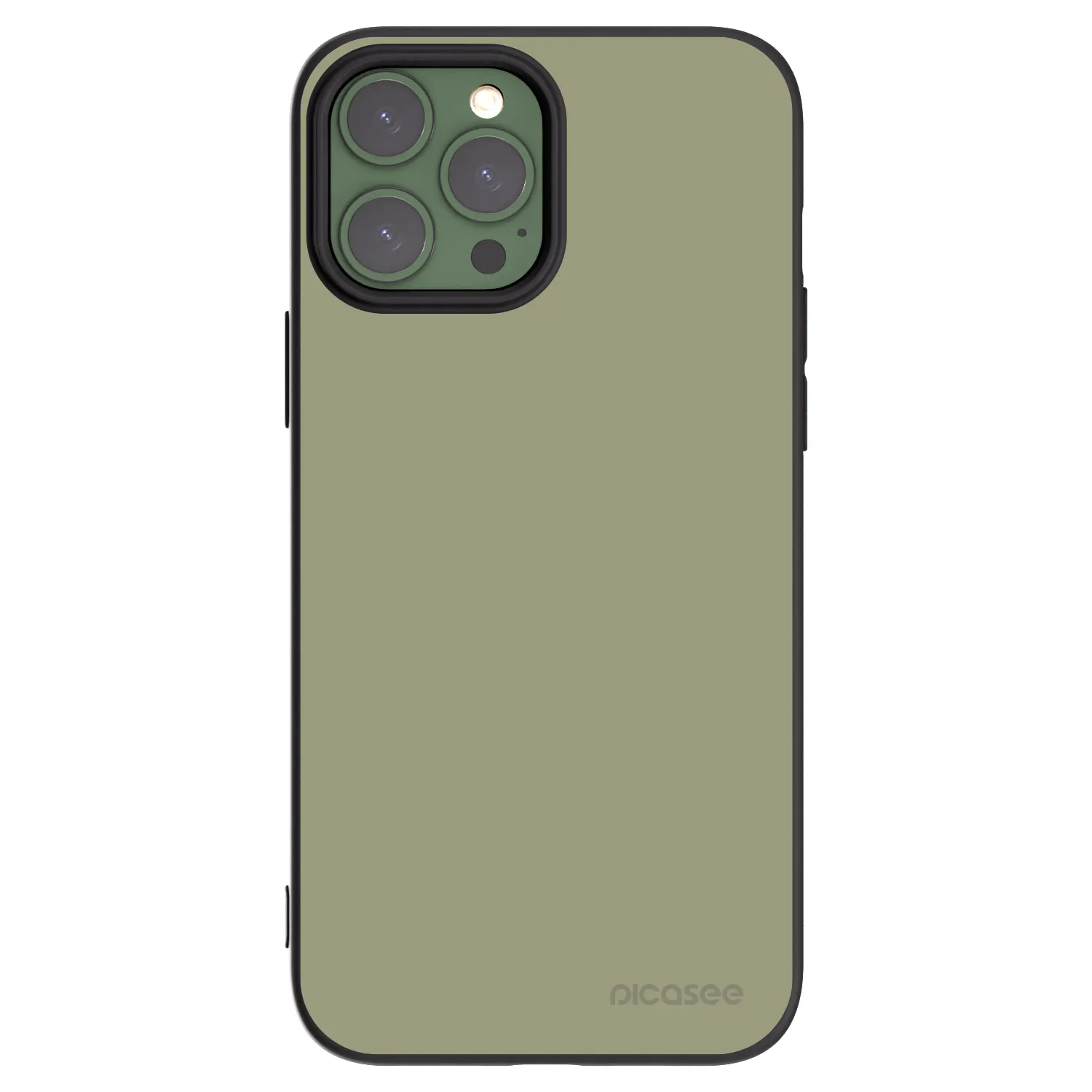 Picasee fekete szilikon tok az alábbi mobiltelefonokra Apple iPhone 13 Pro Max - Dewy Dawn