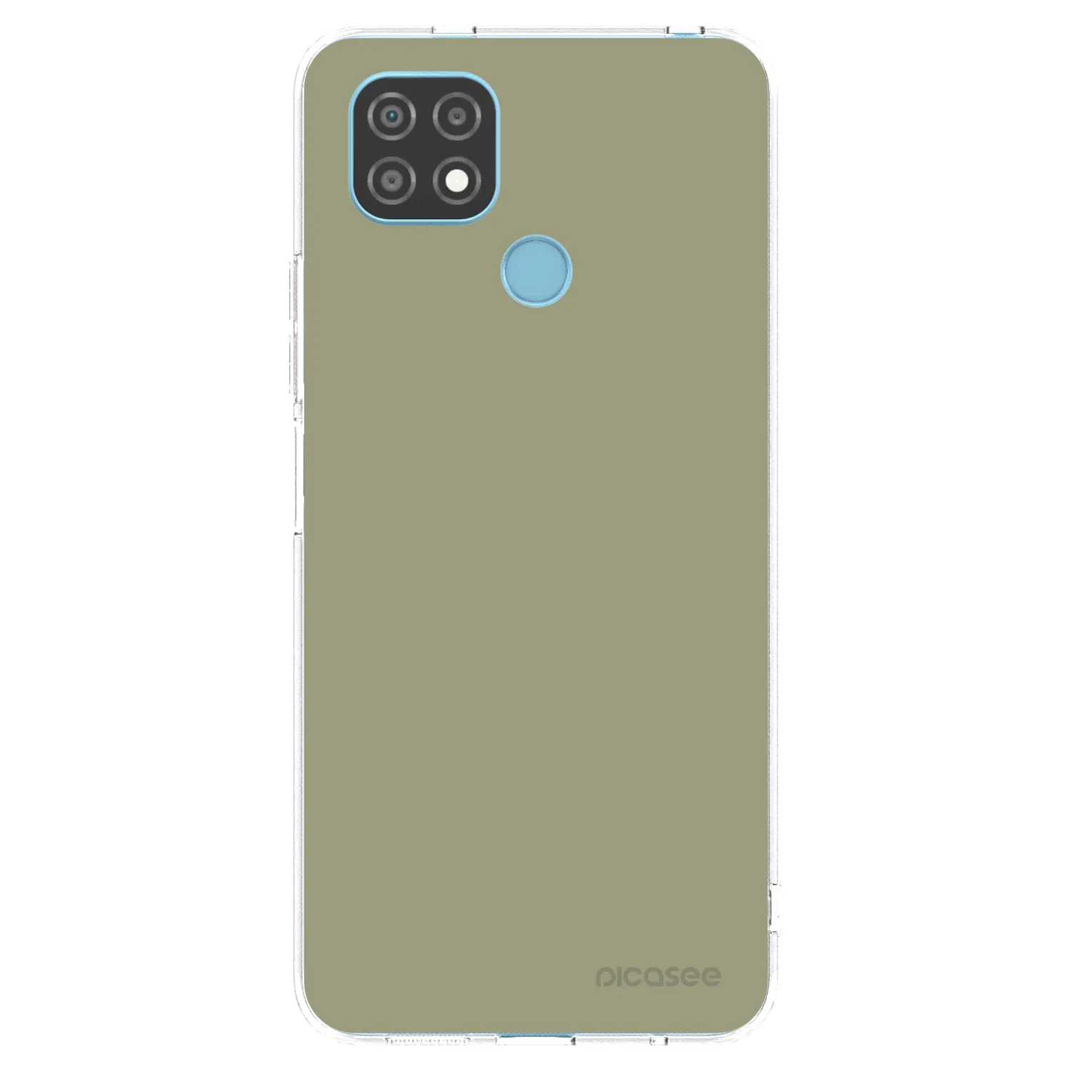 Picasee átlátszó szilikon tok az alábbi mobiltelefonokra Realme C21 - Dewy Dawn