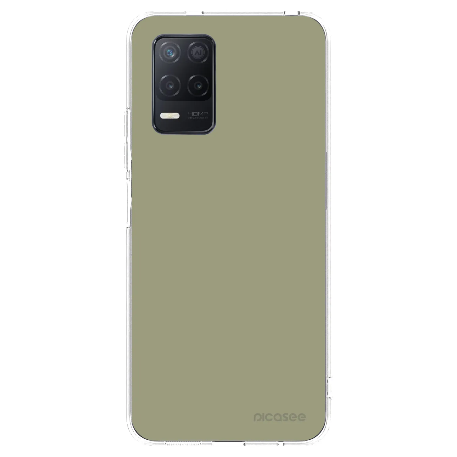 Picasee átlátszó szilikon tok az alábbi mobiltelefonokra Realme 8 5G - Dewy Dawn