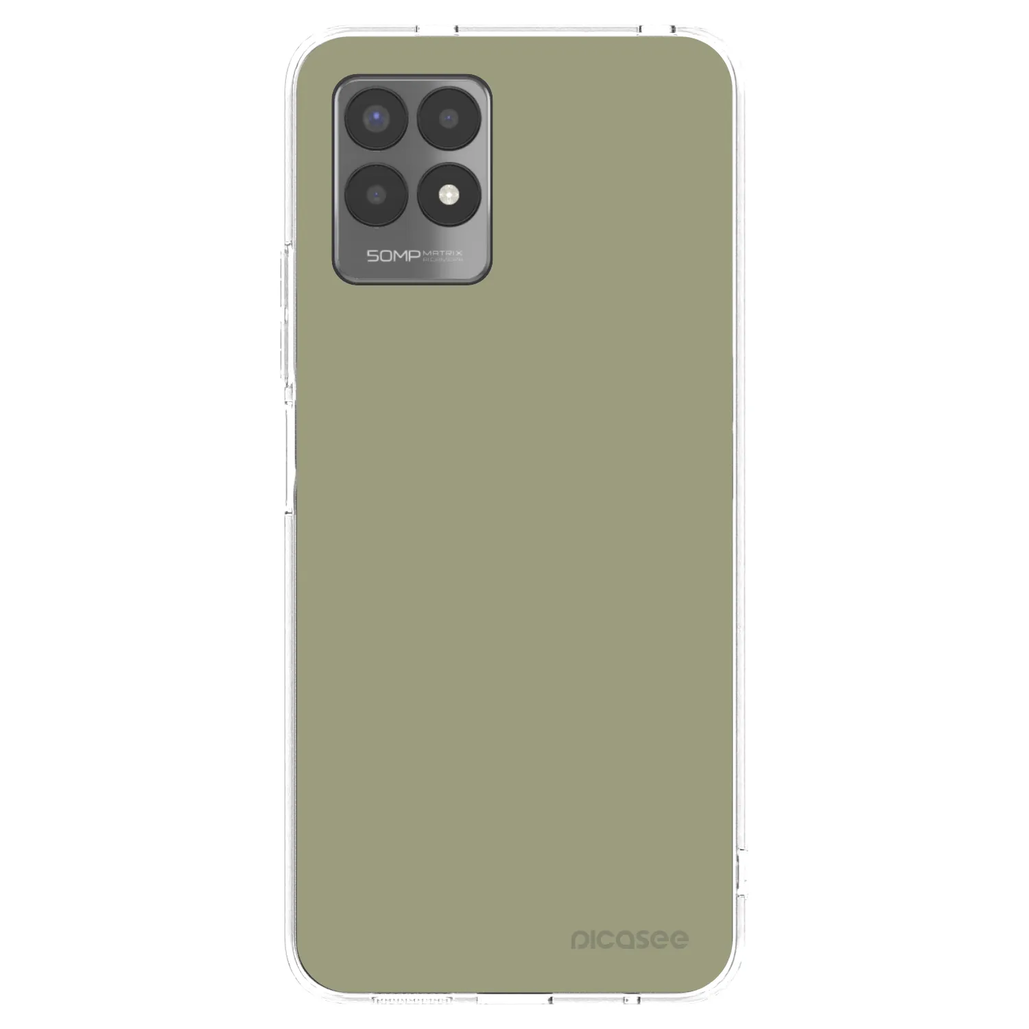 Picasee átlátszó szilikon tok az alábbi mobiltelefonokra Realme 8i - Dewy Dawn
