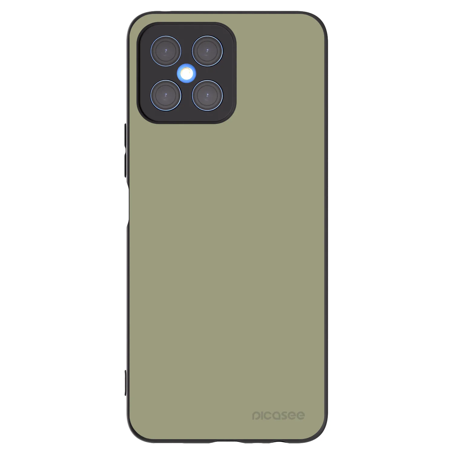 Picasee fekete szilikon tok az alábbi mobiltelefonokra Honor X8 4G - Dewy Dawn