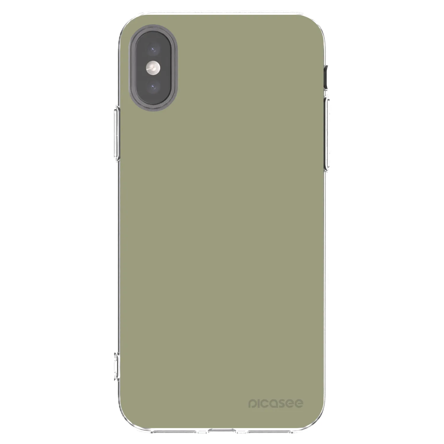 Picasee átlátszó szilikon tok az alábbi mobiltelefonokra Apple iPhone X/XS - Dewy Dawn