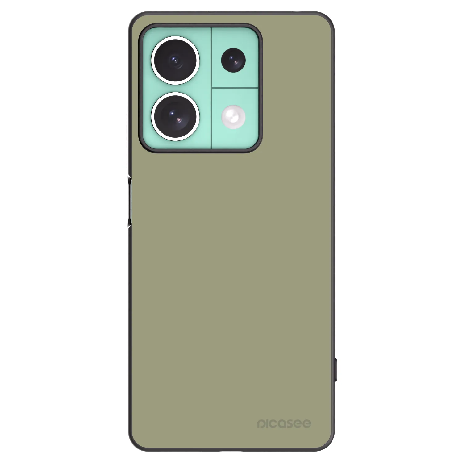 Picasee fekete szilikon tok az alábbi mobiltelefonokra Xiaomi Redmi Note 13 5G - Dewy Dawn