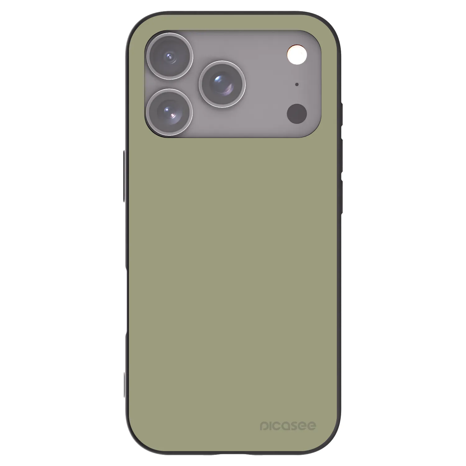 Picasee fekete szilikon tok az alábbi mobiltelefonokra Apple iPhone 17 Pro - Dewy Dawn